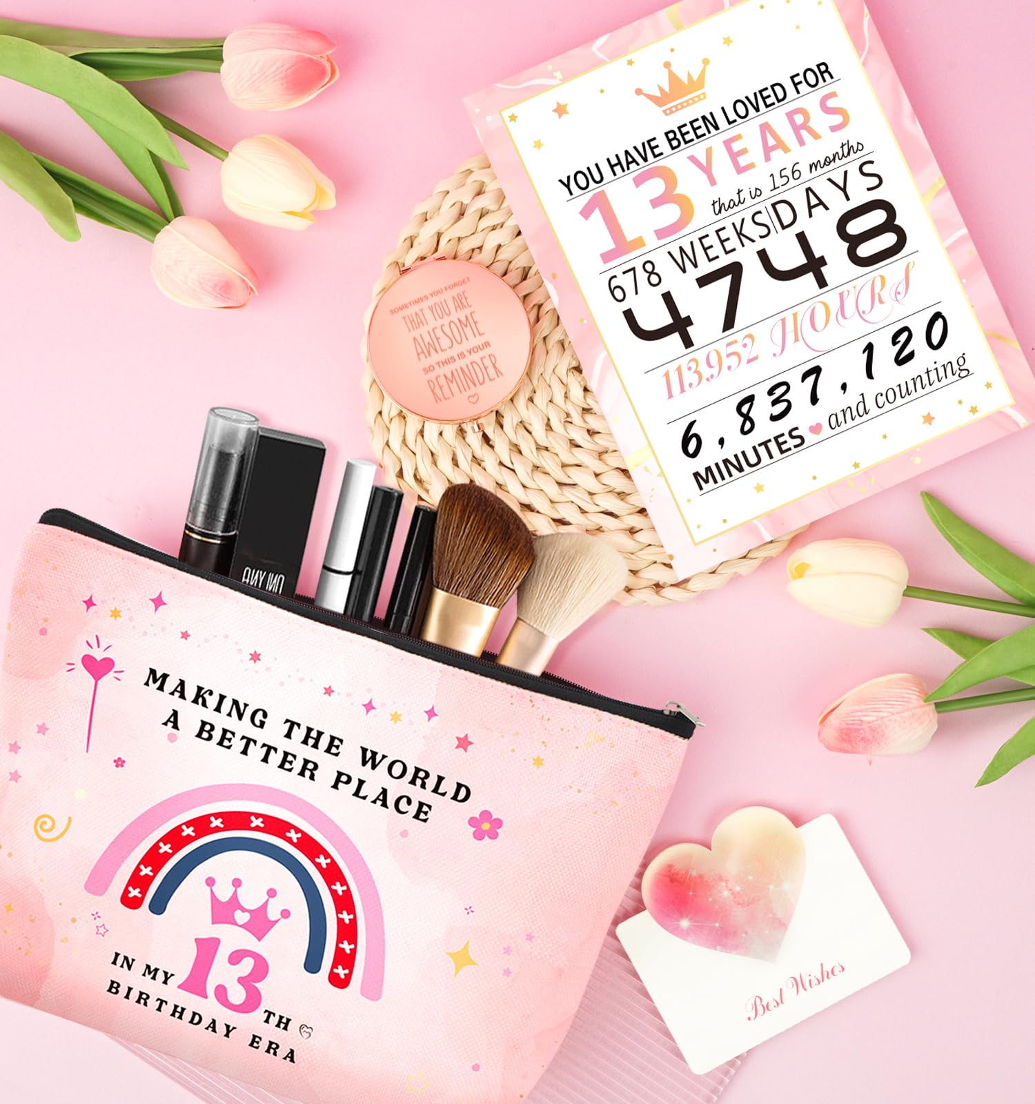 13 Year Old Girl Gifts, 13th Birthday Gifts for Girls Birthday Gifts for 13 Year Old Girl, Gift Ideas for Teen, Daughter, Niece,