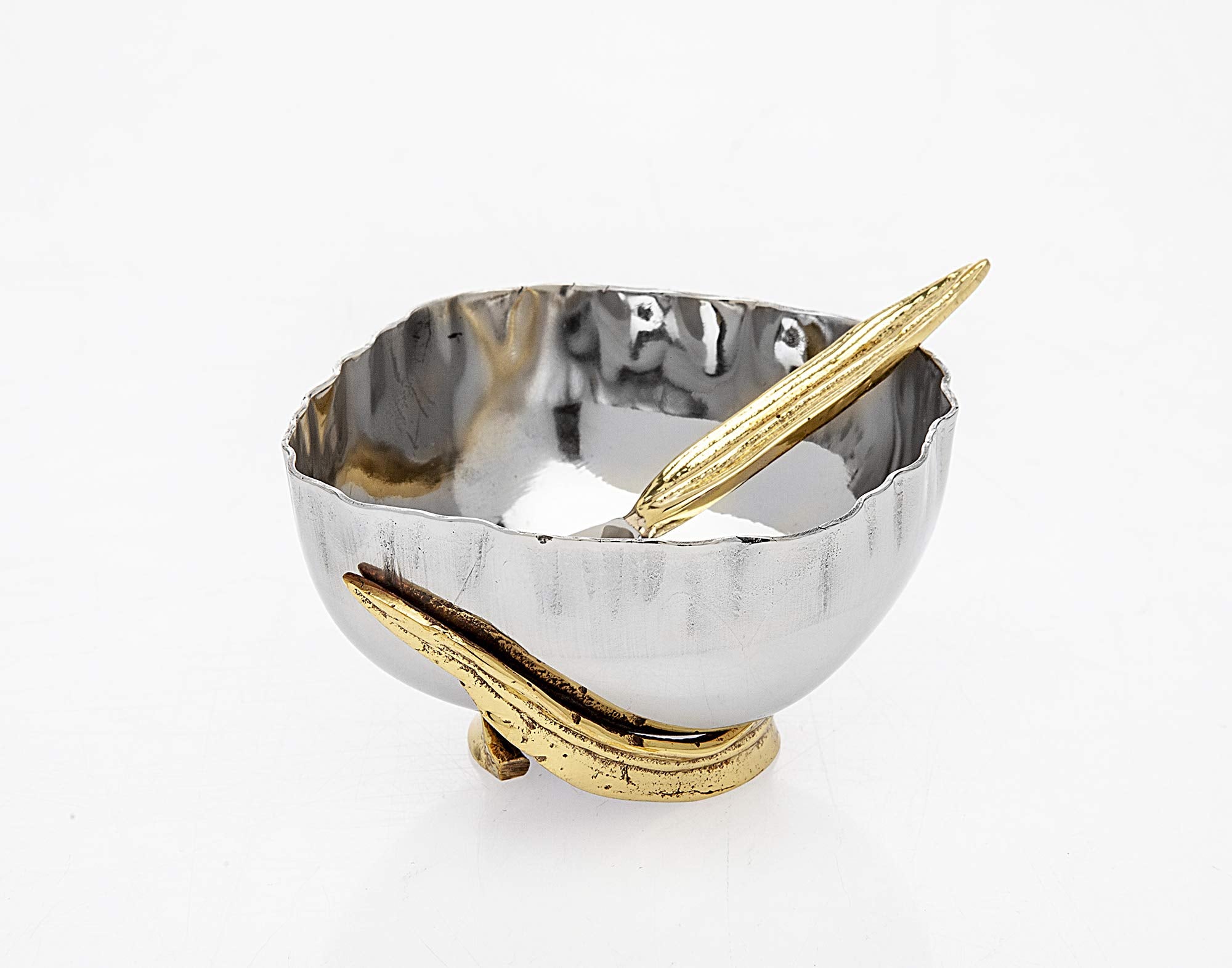 Godinger Salt Server, Honey Server, Spice Server, With Spoon