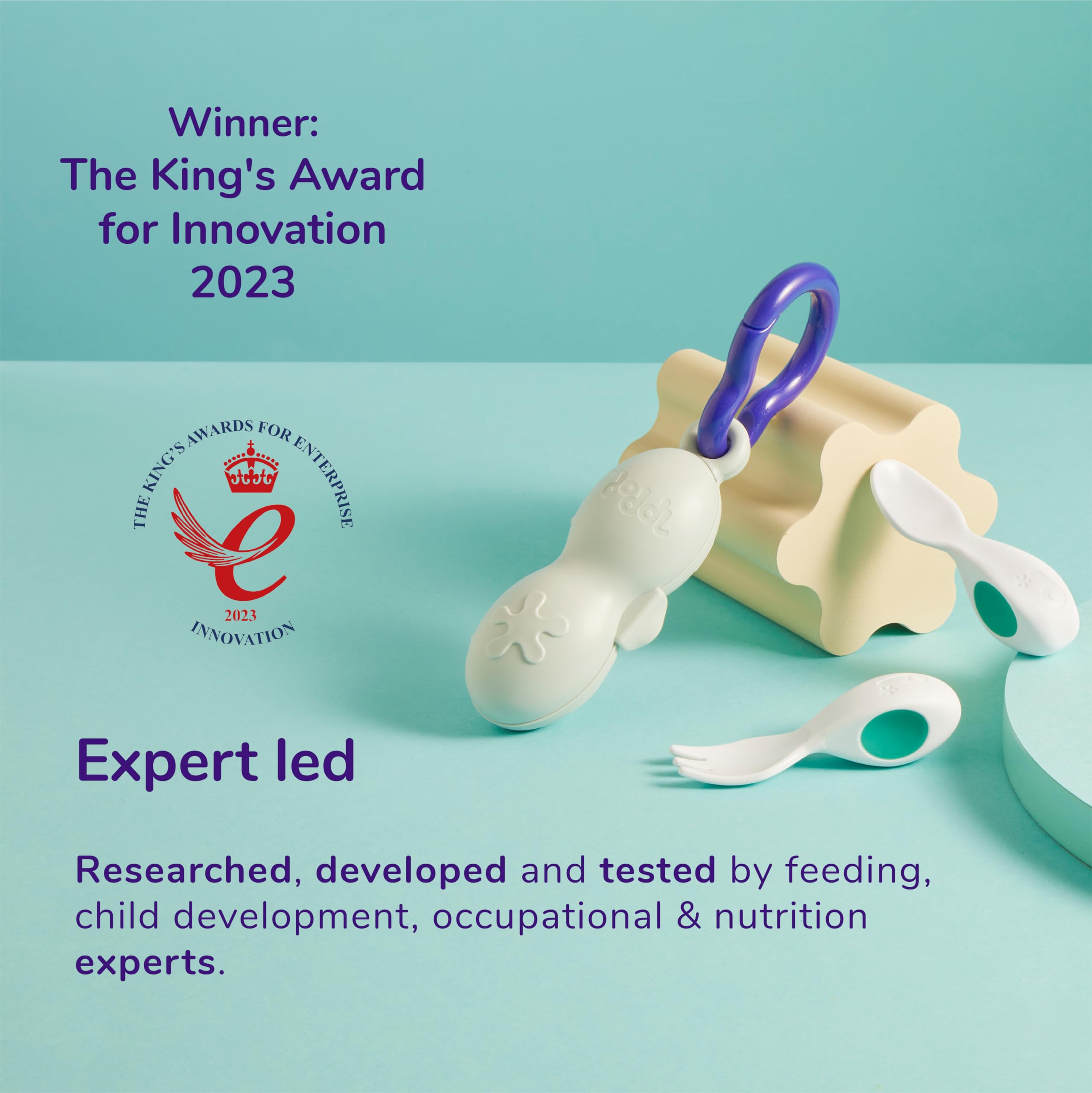 doddl Baby Spoon and Fork Set with Travel case