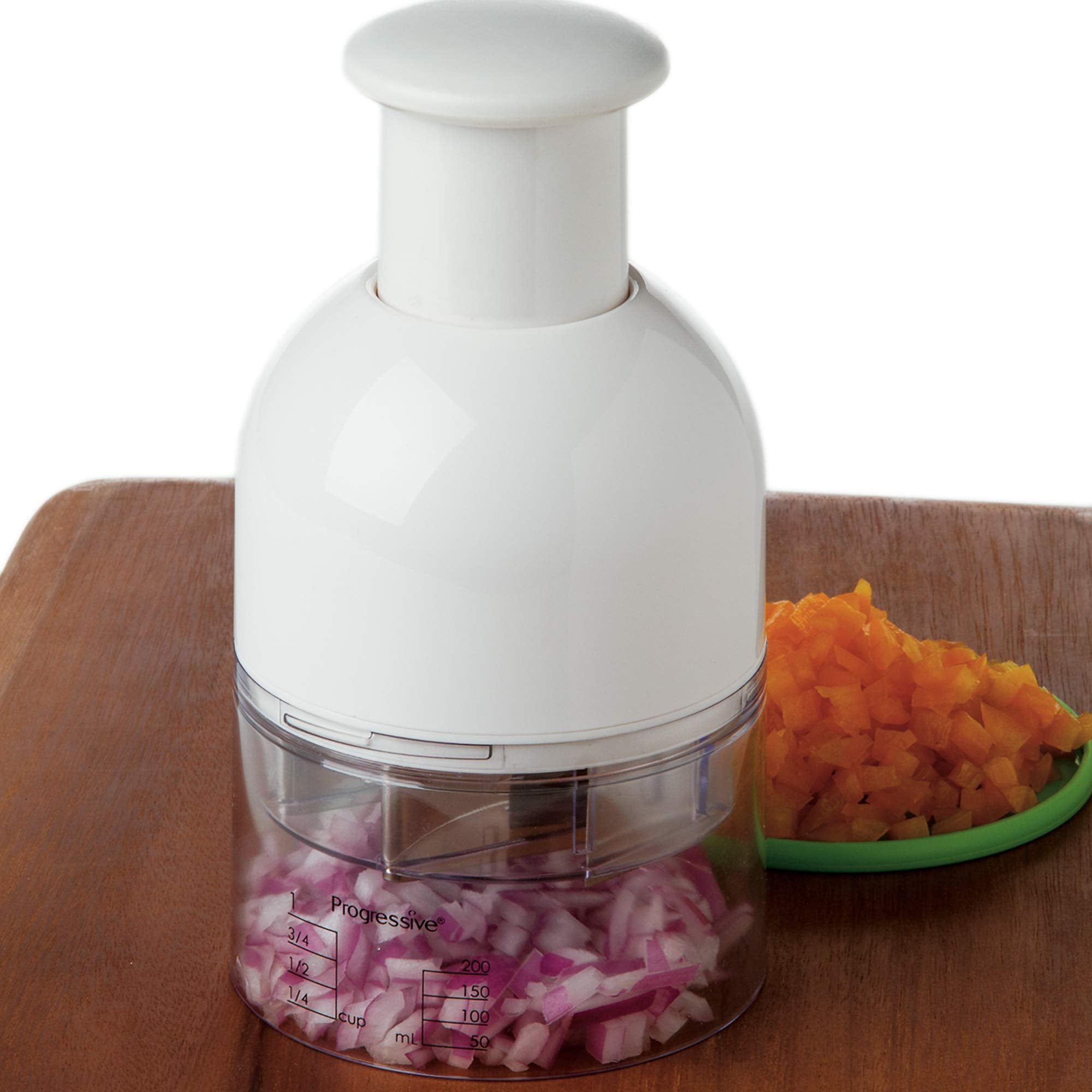 Prepworks By Progressive Food Chopper,White/Green