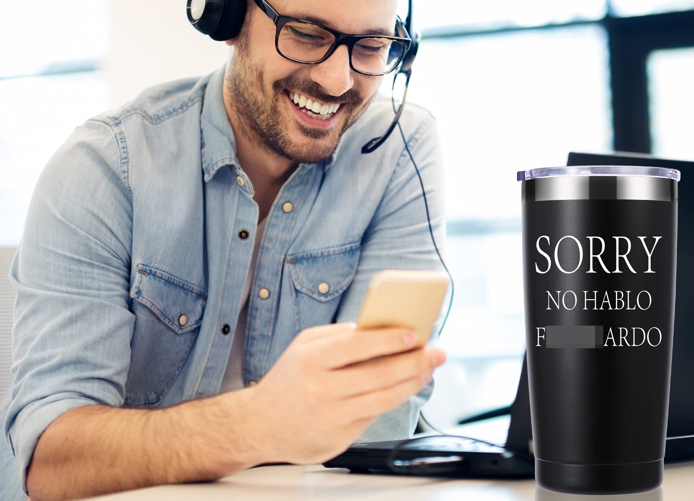 Momocici Men Gifts.20 Oz Travel Mug Tumbler.Gag Gifts For Men.Funny Sarcastic Humor Novelty Joke Gag Gifts.Birthday,Christmas Gi