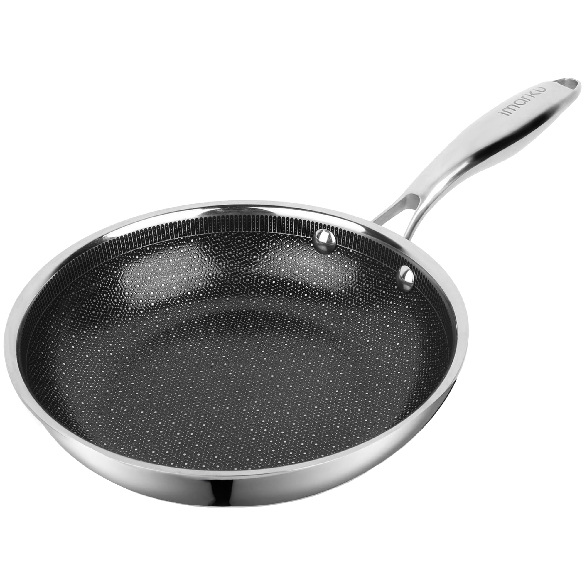 imarku 8 Inch Non Stick Frying Pans, Healthy Hybrid Ceramic Frying Pans