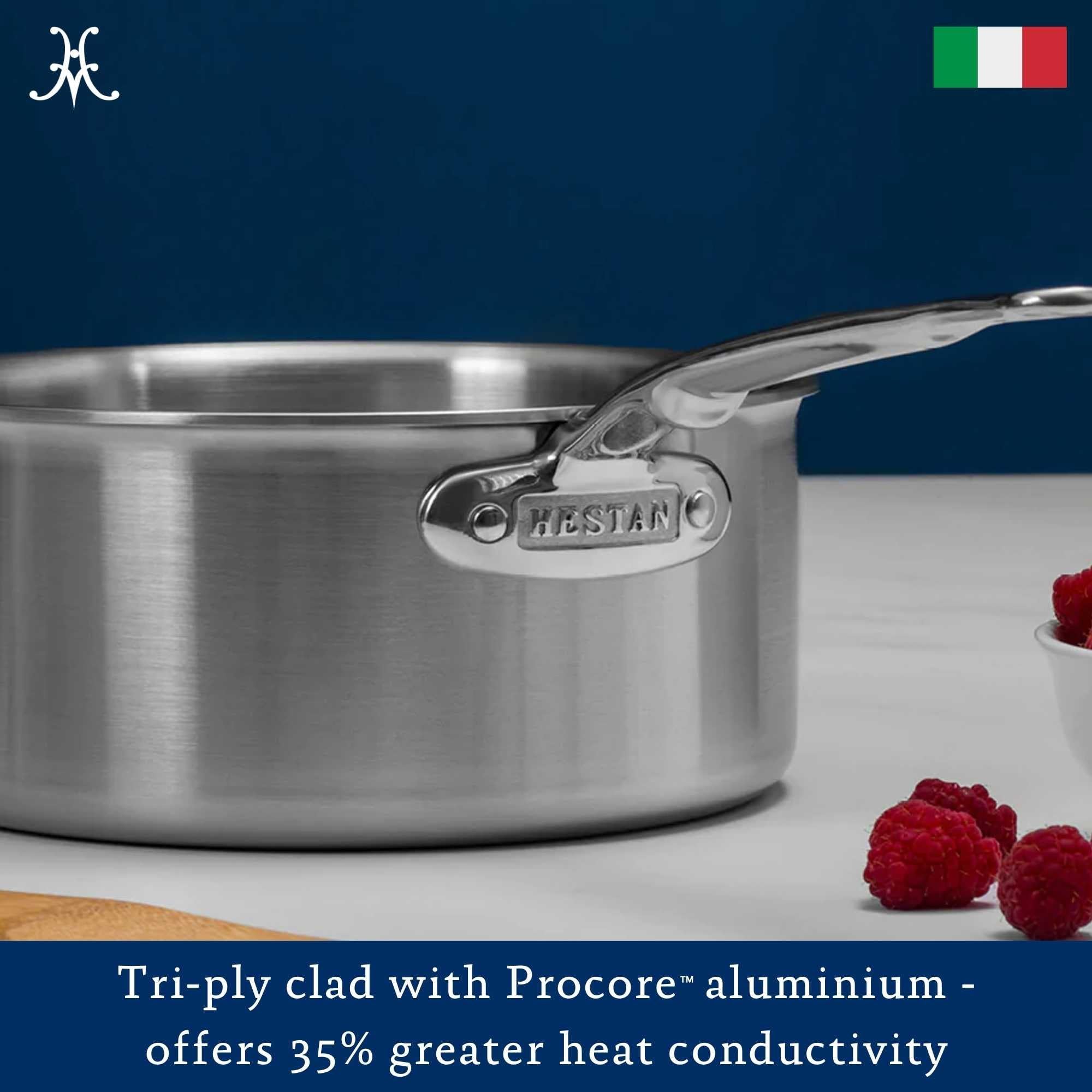 Thomas Keller Insignia By Hestan - Stainless Steel Sauce Pot, Induction Cooktop Compatible, 3 Quart