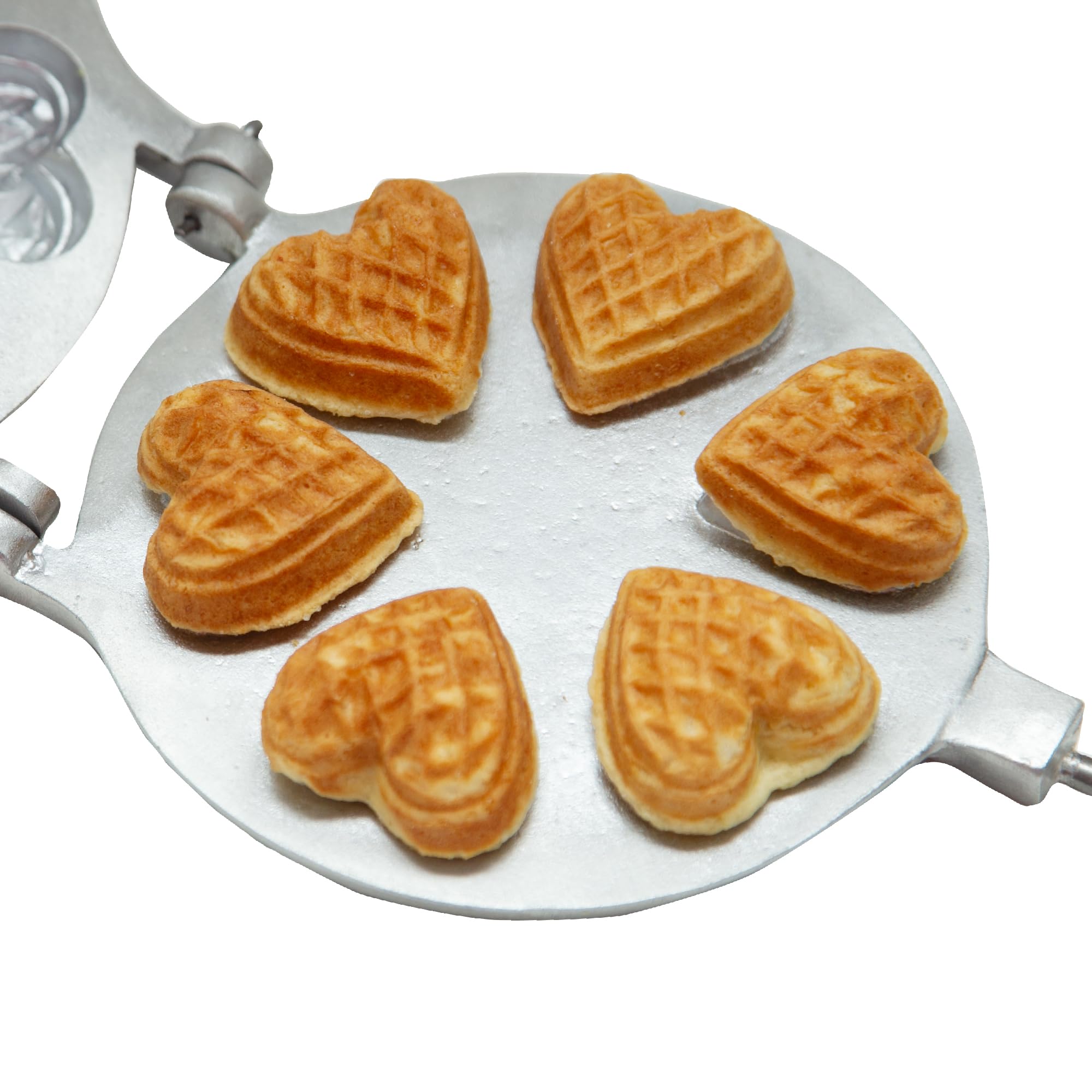 Cookie Mold Maker 6 hearts - Heart Cookie Cutter - Oreshki Mold Maker - Oreshnitsa Russian - Oreshki Maker - Walnut Cookie Maker