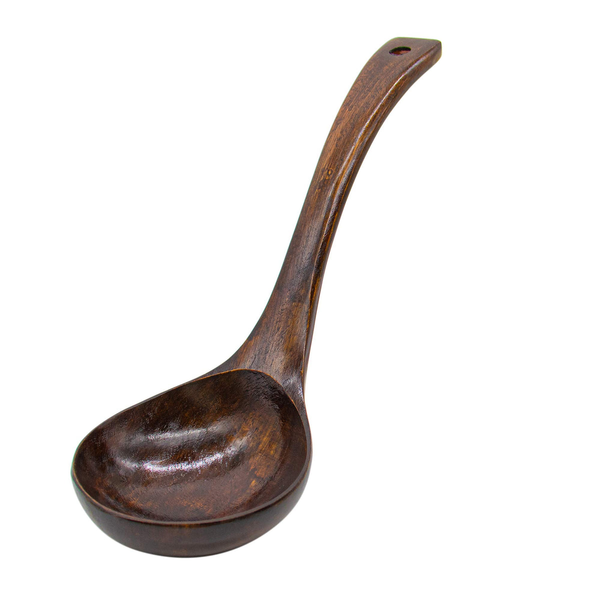 Auear, Wooden Ladle Spoon Porridge Spoon Large Wooden Bamboo Soup Spoon Kitchen Soup Scoop For Kitchen Tool (Brown)