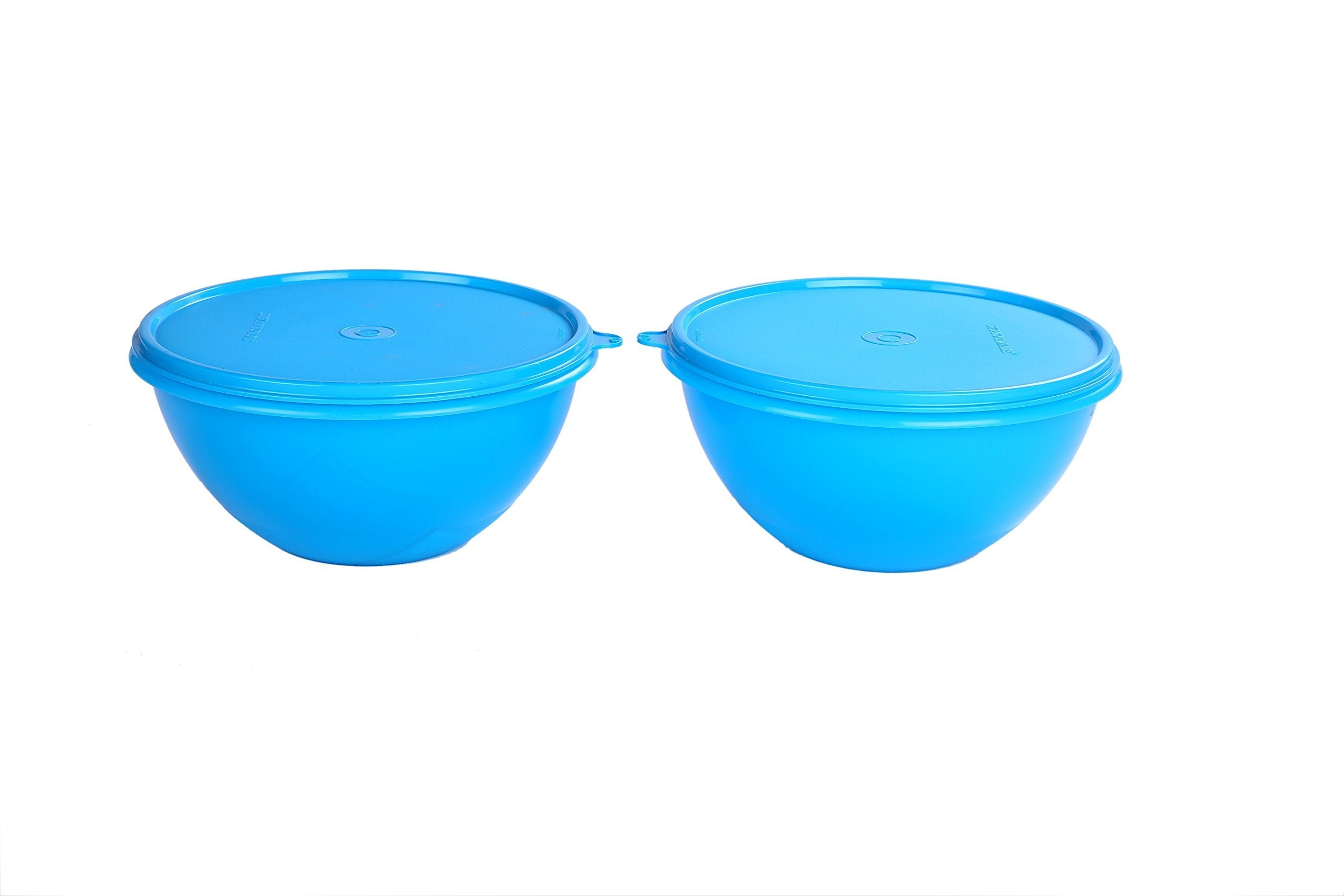 Signoraware Jumbo Wonder No.4 Bowl Set, 1.8 Litres, Set Of 2, Turkish Blue
