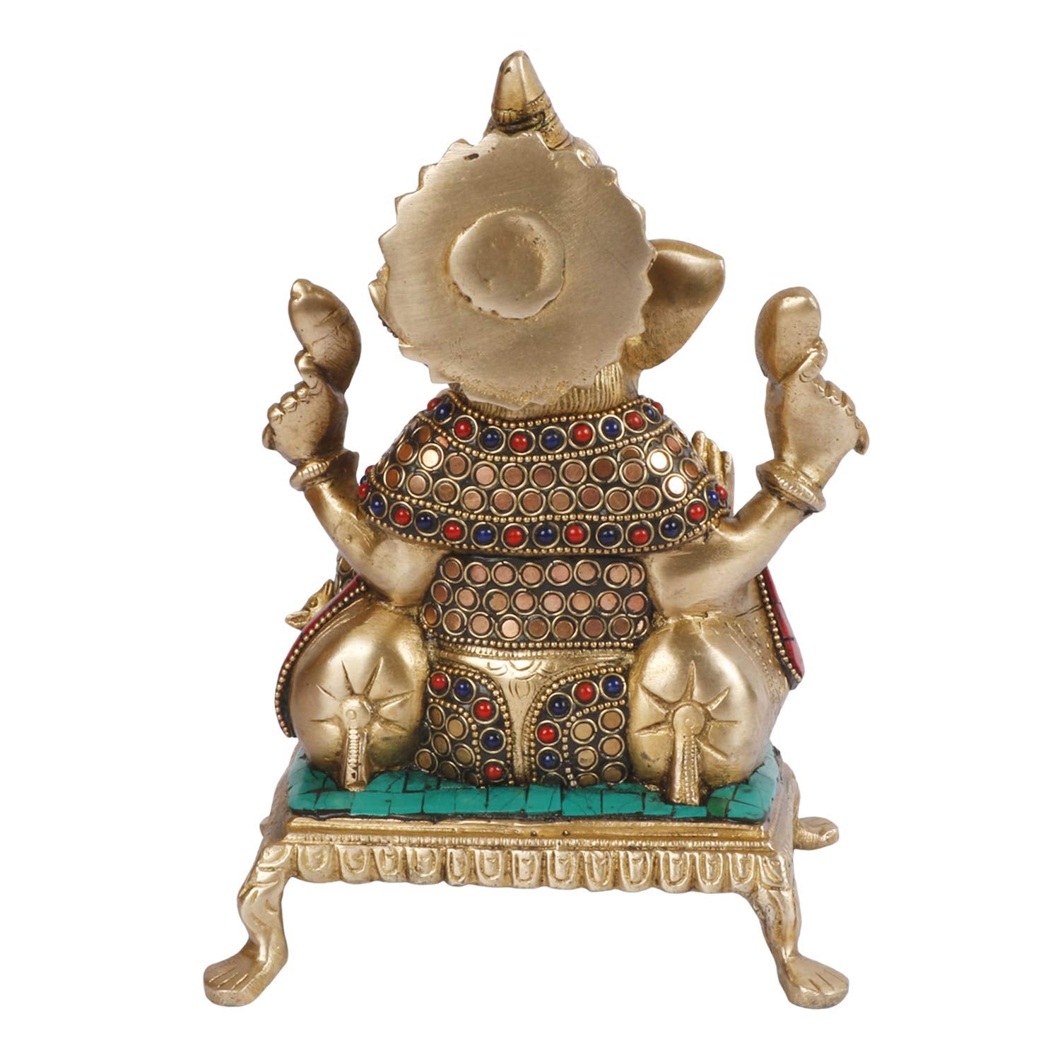 Artvarko Brass Lord Ganesha Bhagwan With Large Ears Mangalkari Ganesh Idol Ganpati Murti Statue Home Office Entrance Decor Pooja