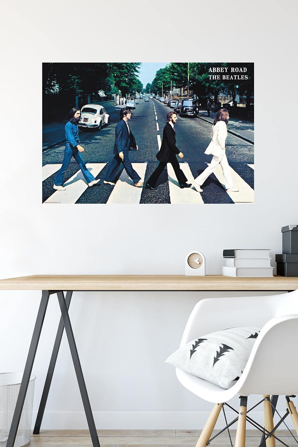 Trends International Beatles Abbey Road Wall Poster, Unframed, 22.375" x 34", Model RP15893, Ideal for Bedroom Decor
