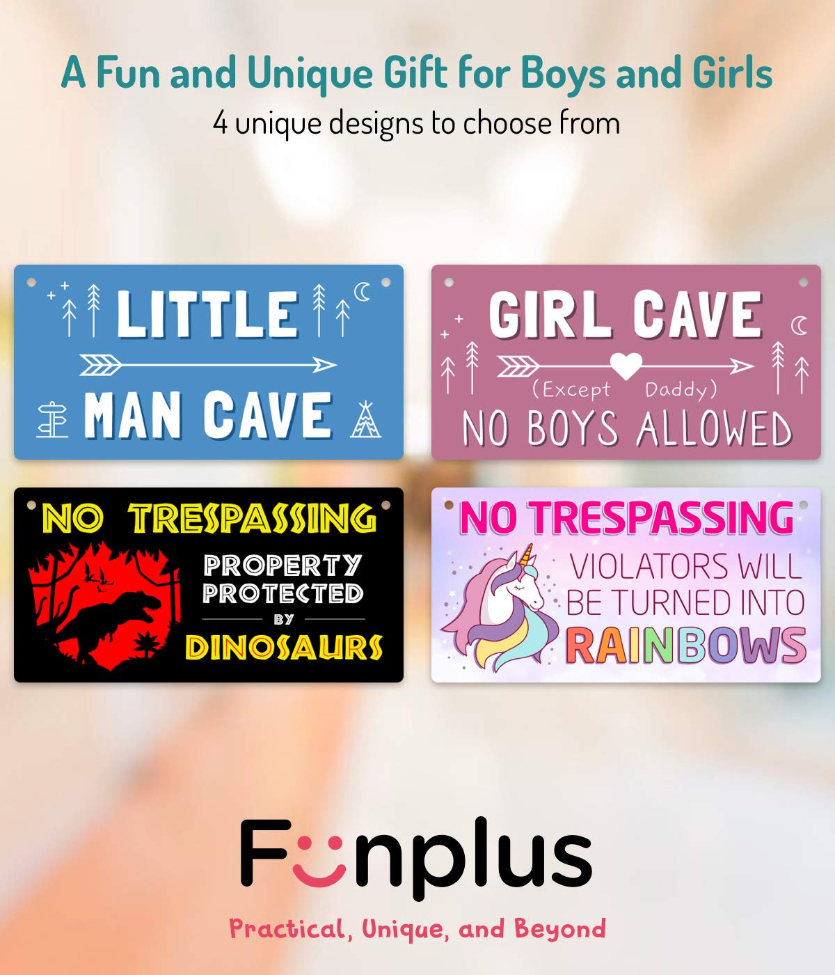 Girl Cave Sign, Teen Girls Room Decor, 12 * 6 Wall Hanging Decoration, Girls Only No Boys Allowed Except Daddy for Little Girls