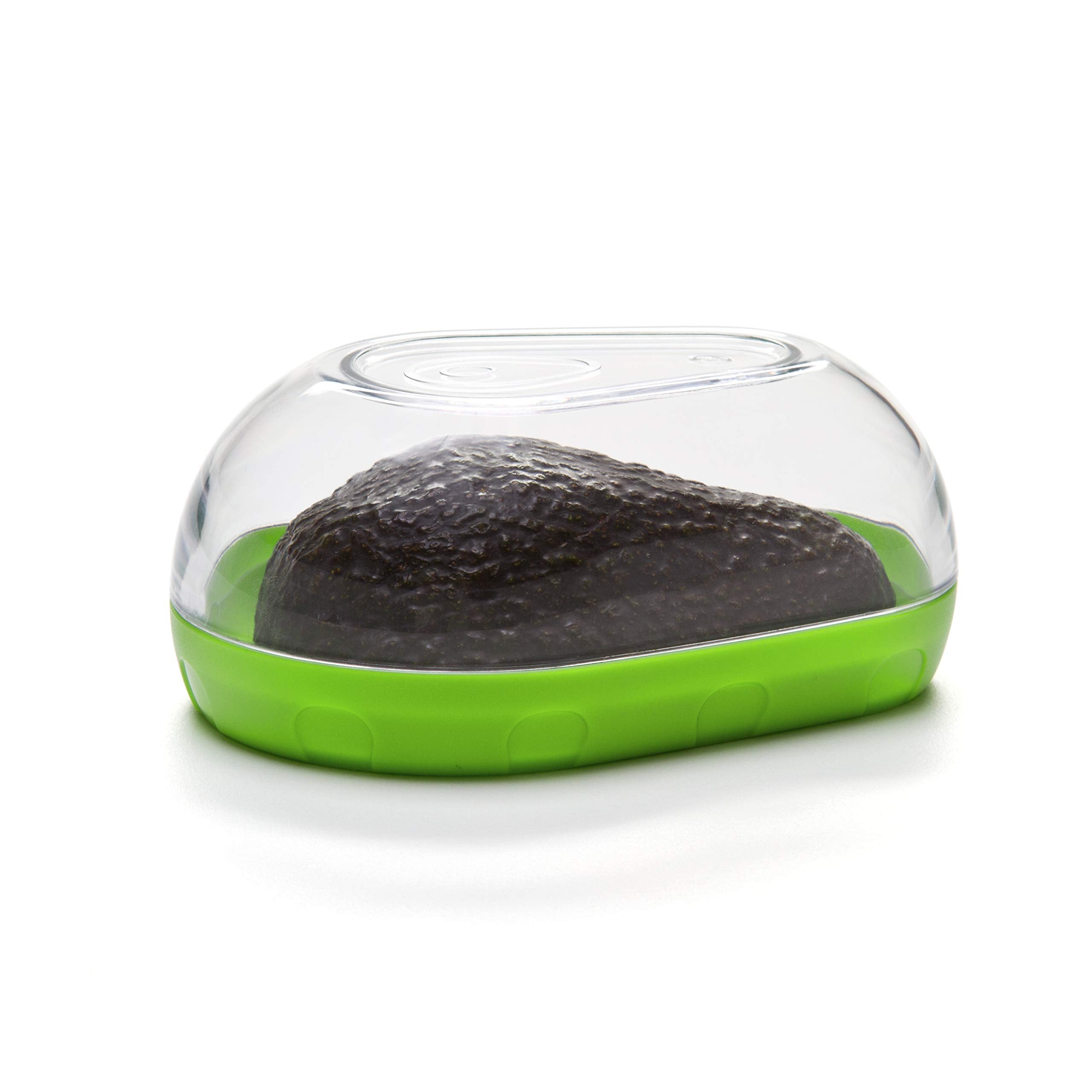 Prepworks Avocado Keeper - Snap-On Lid Avocado Storage Container, Small, Green/Clear, Model LKS-13DP, Keeps Avocados Fresh