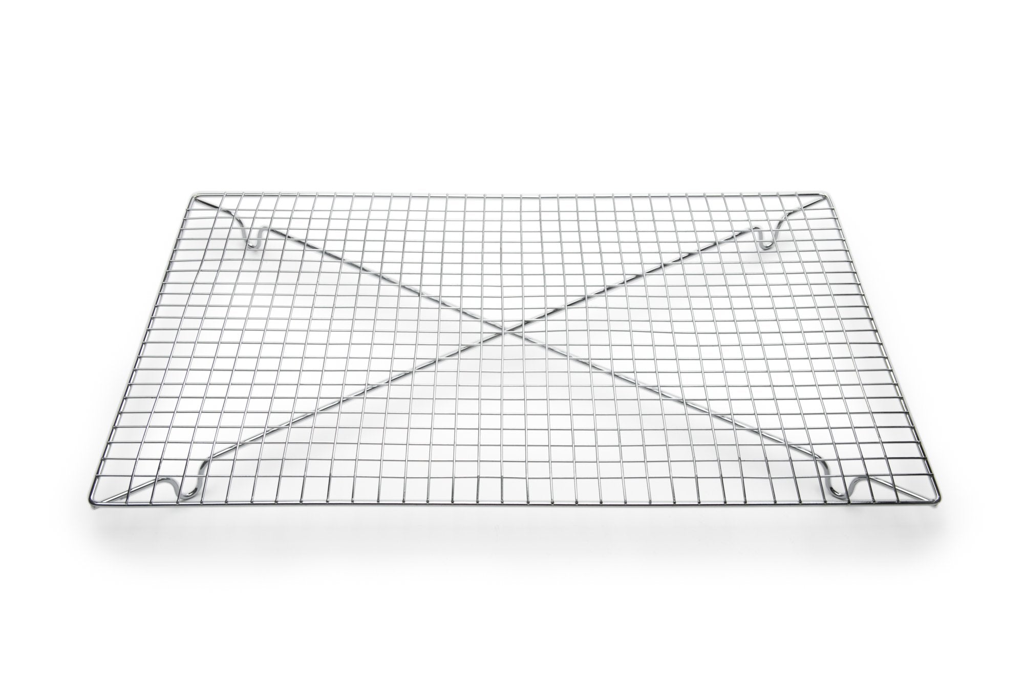 Fox Run Rectangular Cooling Rack, Iron/Chrome, 18-Inch X 12.5-Inch, Metallic