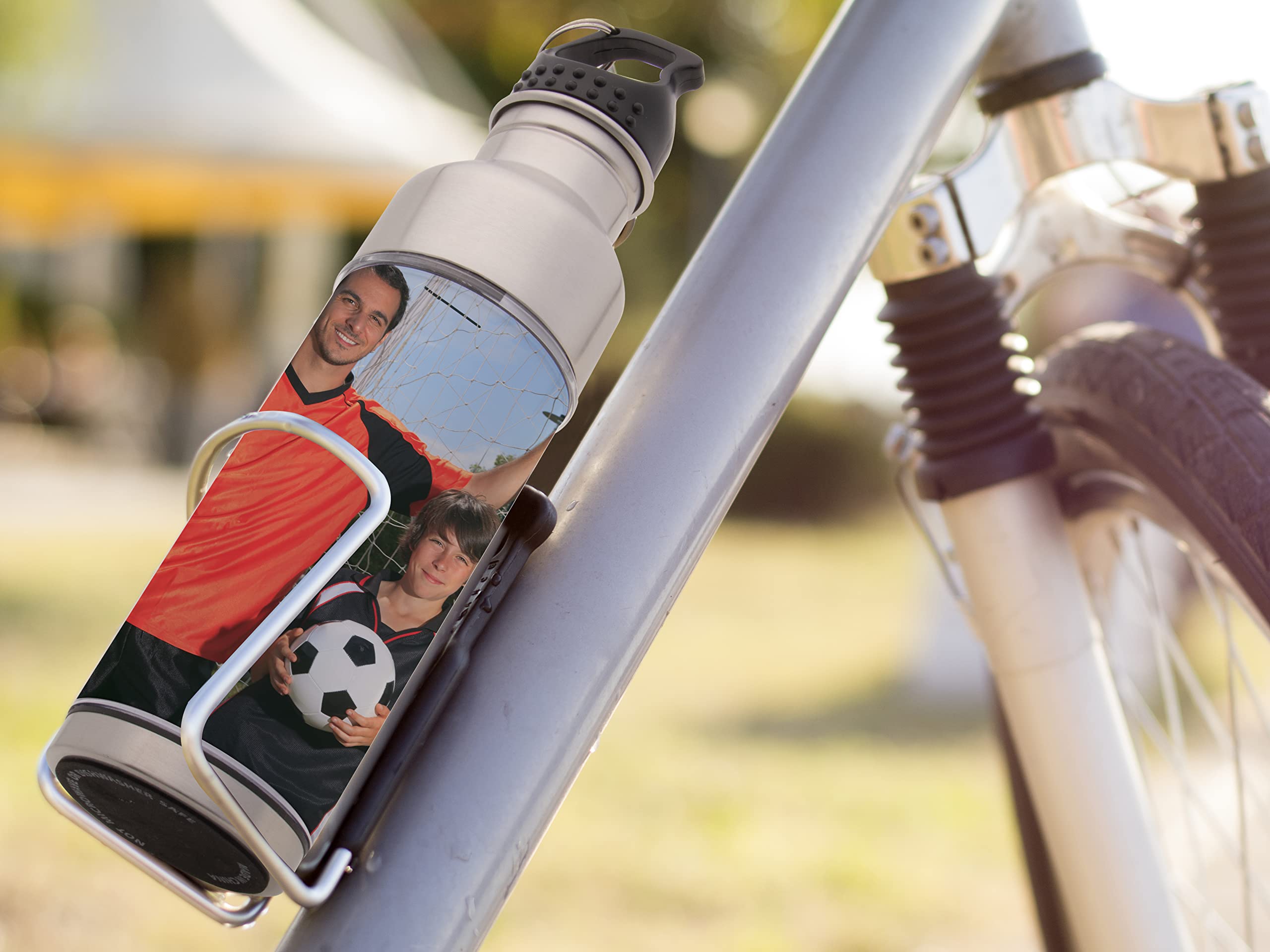 Thermo-Temp Stainless Steel Photo Water Bottle - Create Your Own