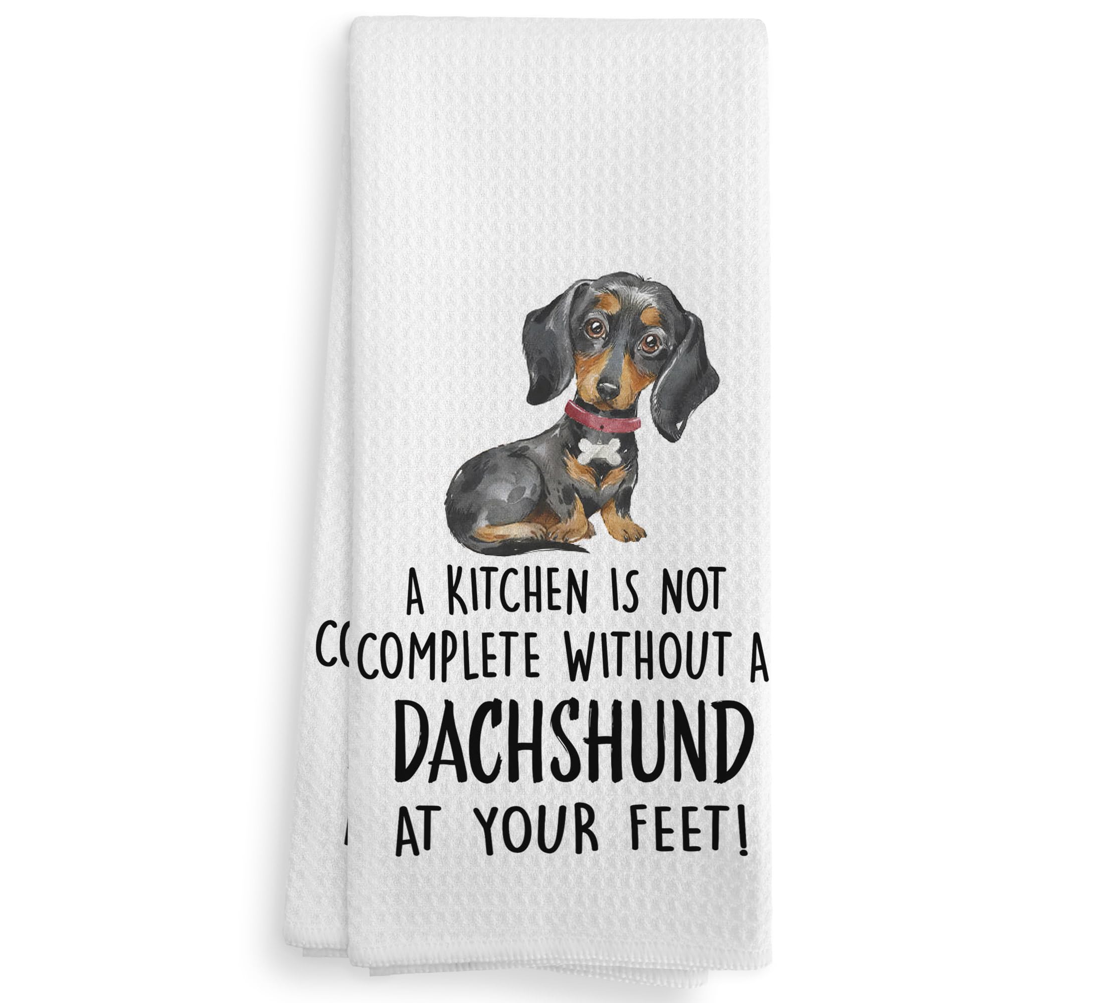 NOQL Dachshund Kitchen Towels and Dishcloths, Dachshund Gifts for Women, Dachshund Decor, Wiener Dog Gifts for Women, Dog Gifts 