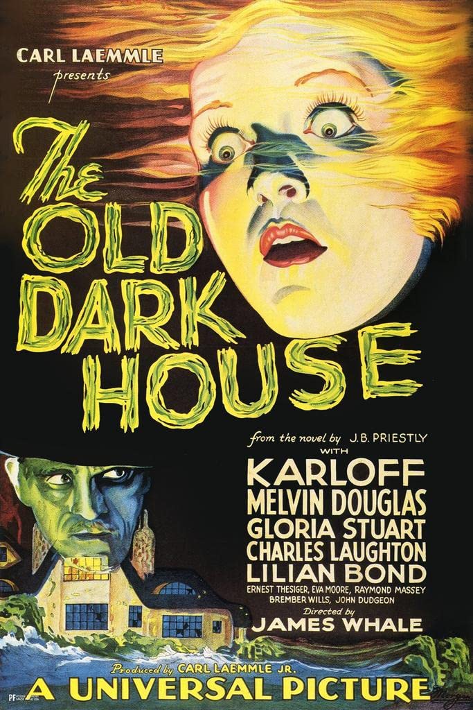 Laminated The Old Dark House Bela Lugosi Retro Vintage Horror Movie Poster Horror Movie Merchandise Horror Decor Memorabilia Spo