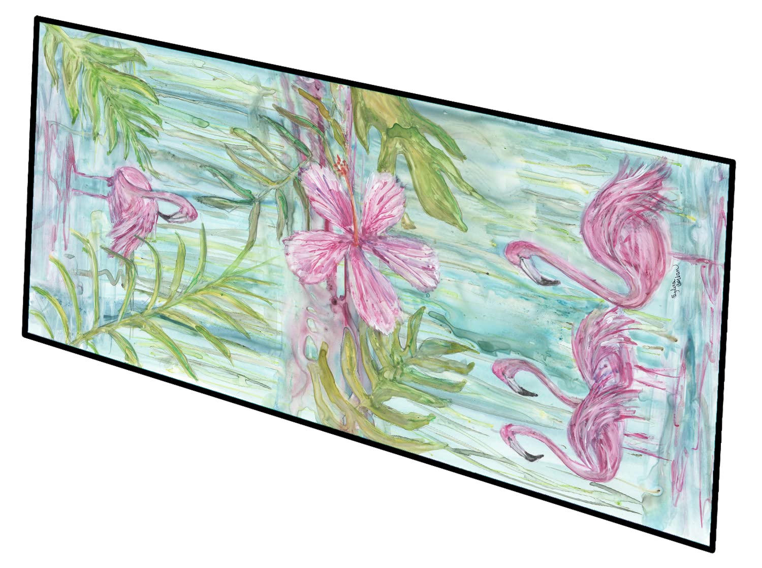 Flamingos Indoor or Outdoor Runner Mat 28x58 SC2087HRM2858