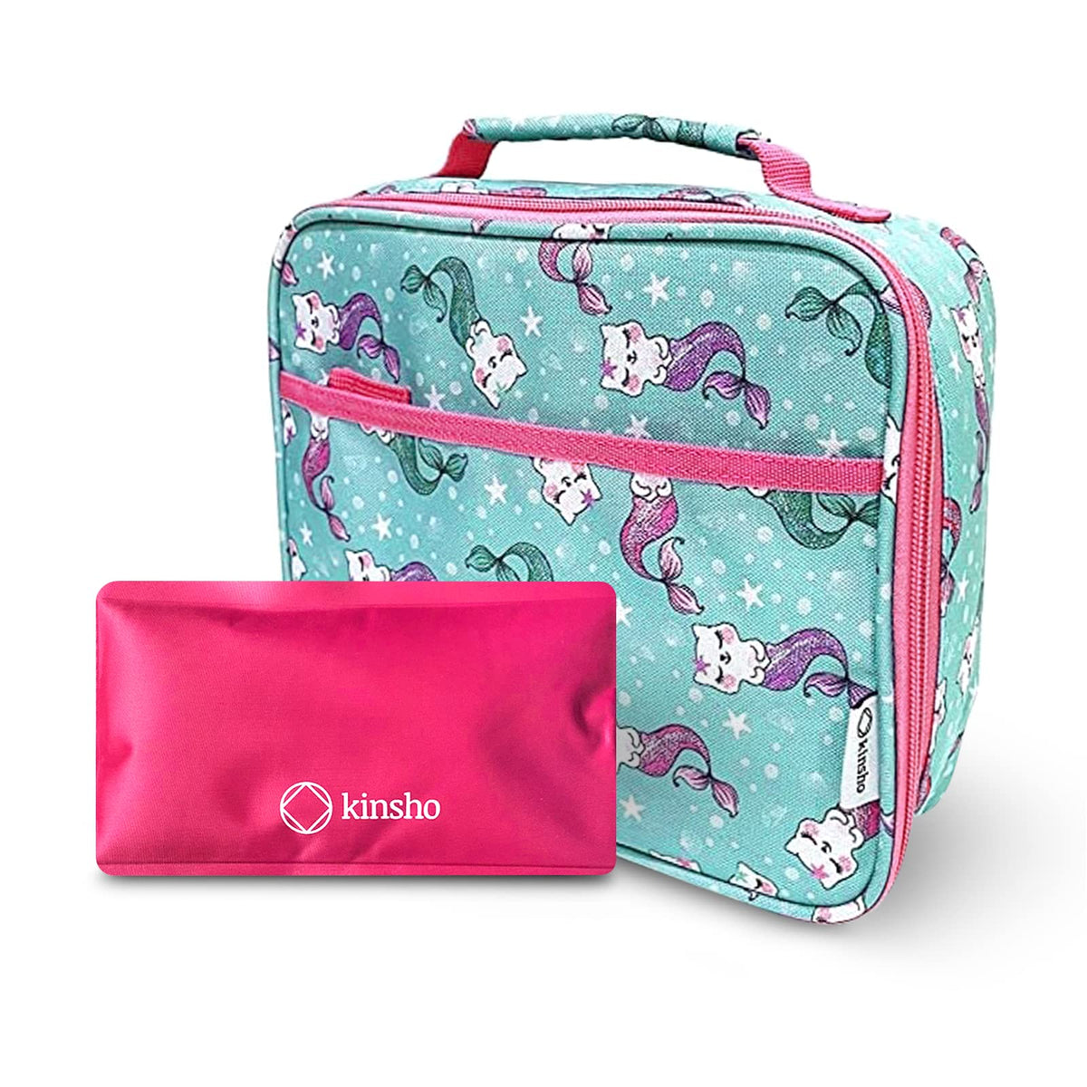 Lunch Box With Ice Pack For Girls Kids, Insulated Bag For Daycare Pre-School Kindergarten, Container Boxes For Small Kid Snacks