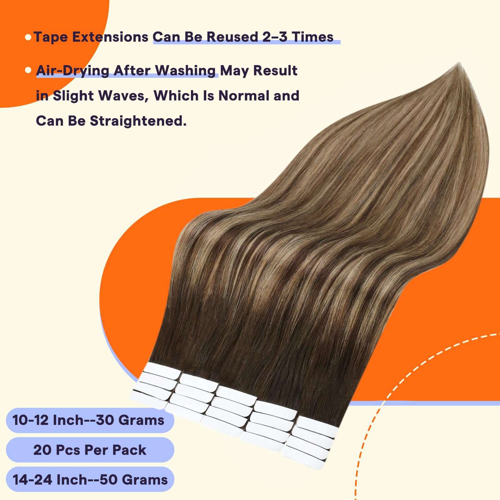 Full Shine Tape In Real Hair Extentions 20 Inch Remy Hair Extensions Balayage Ombre Hair Extensions Color 2 Fading To 3 And 27 H