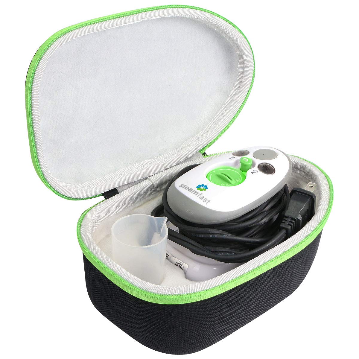 Khanka Hard Travel Case Replacement For Steamfast Sf-717 Mini Steam Iron (Inside Green)
