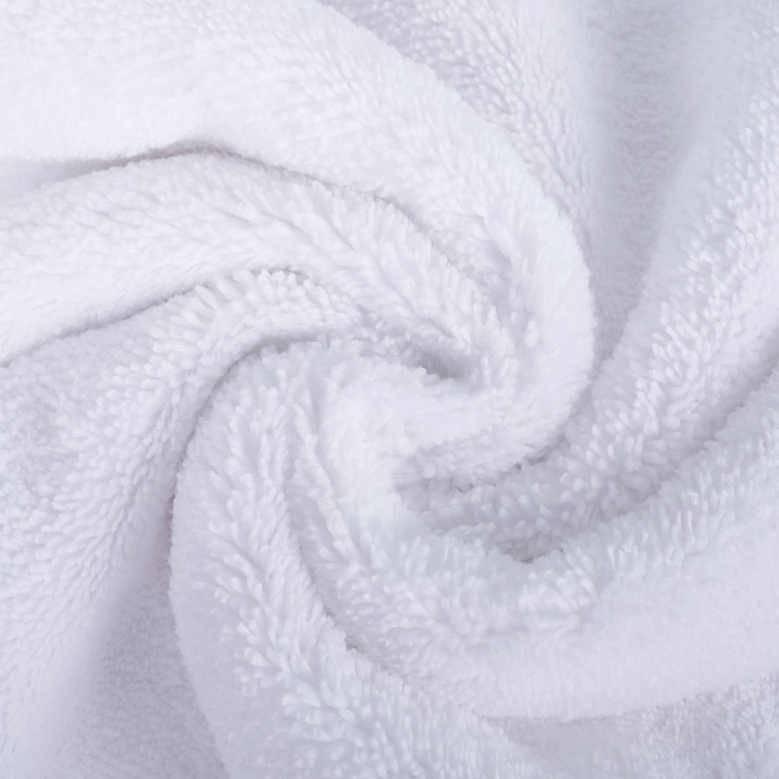 Polyte Quick Dry Lint Free Microfiber Hand Towel, 16 X 30 In, Set Of 4 (White)