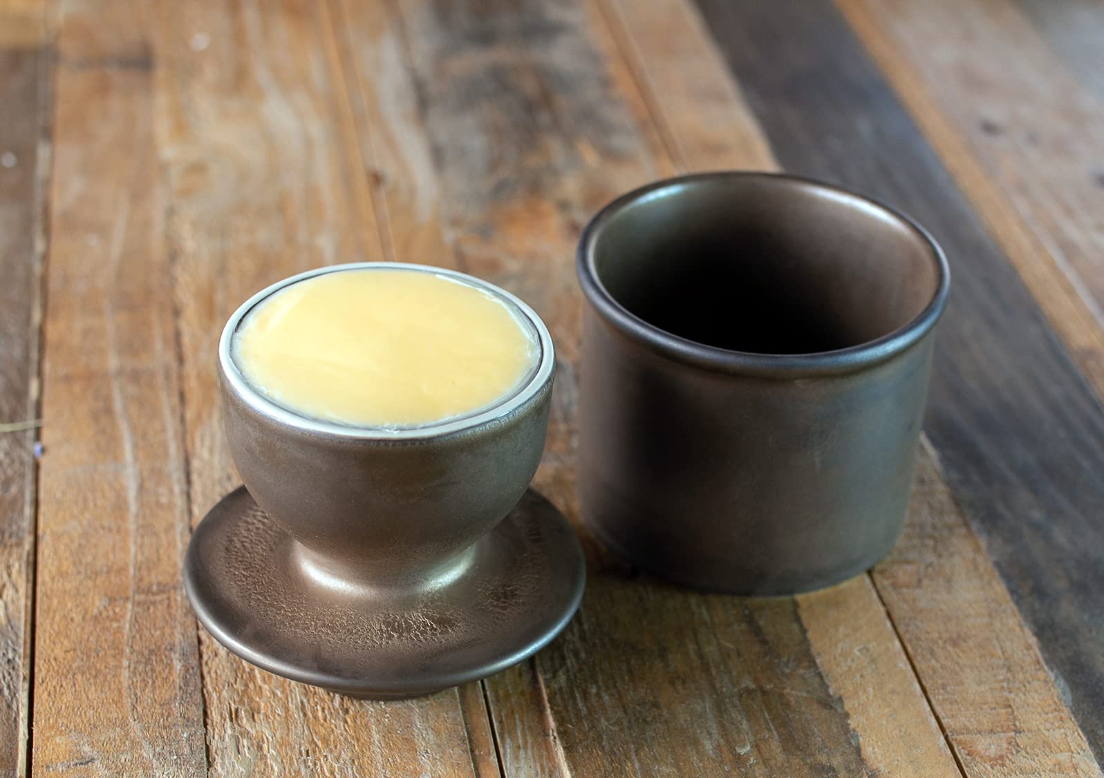 Butter Bell - The Original Butter Bell Crock By L. Tremain, French Ceramic Butter Dish Keeper, Specialty (Bronze Matte)