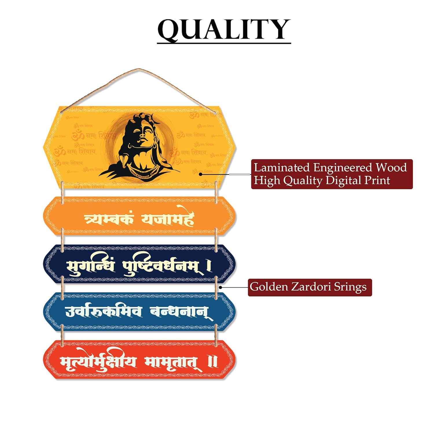 MY CREATIVE HUT Wall hanging Home Decorative Wall Art Wooden Hanger for Living room, Bedroom, Gifts, Wall Hangings for Decoratio