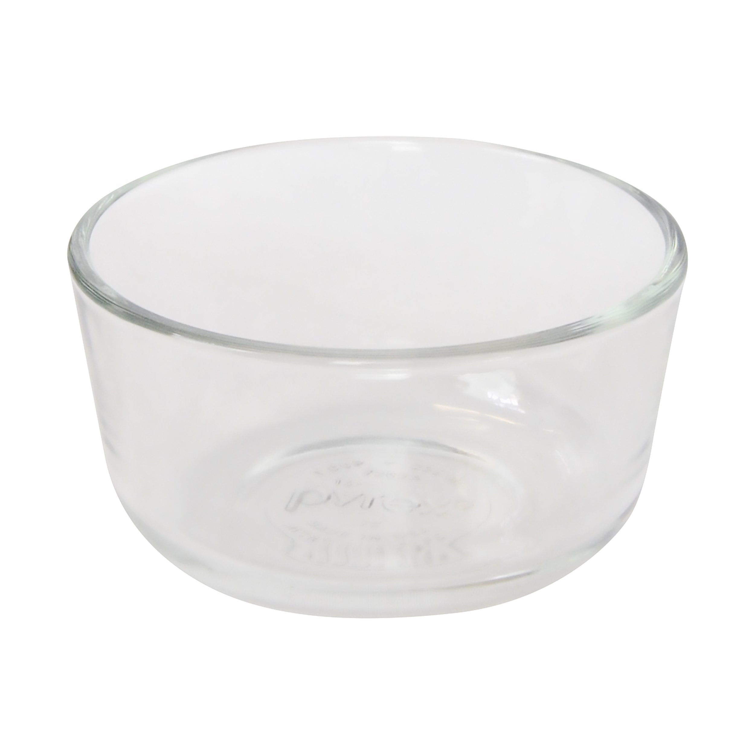 Pyrex (4 7202 1-Cup Glass Bowls And (4) 7202-Pc 1-Cup Turquoise Lids Made In The Usa