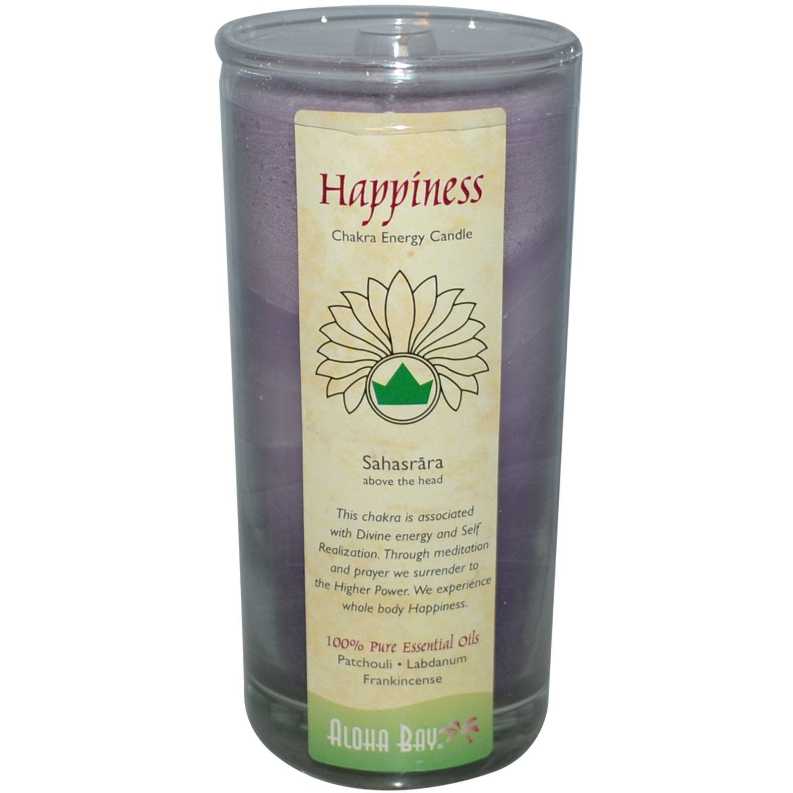 Aloha Bay - Chakra Energy Candle Jar Happiness - 11 oz.