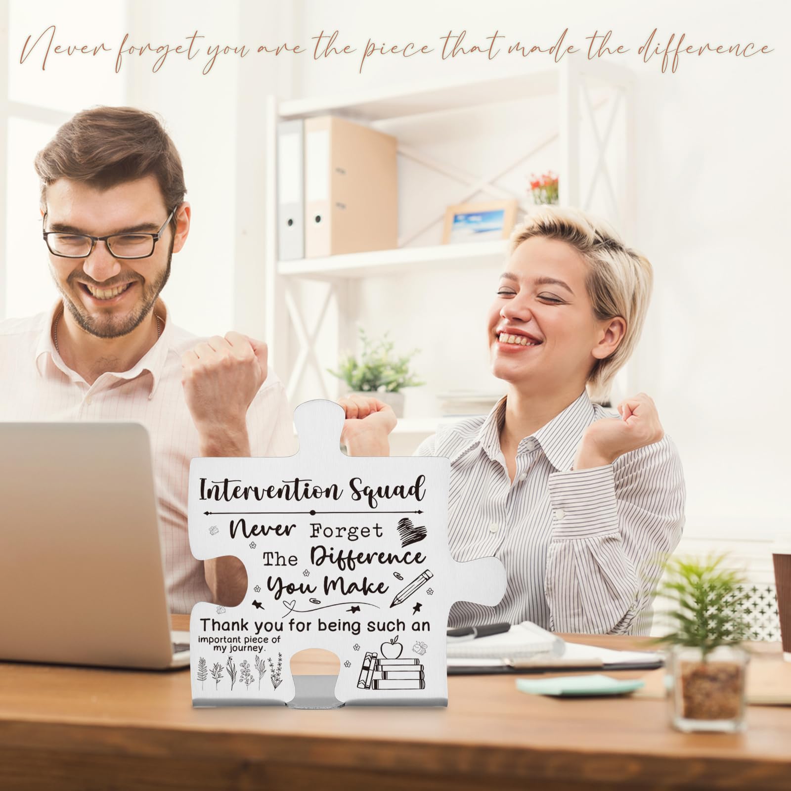 Intervention Squad Gift Appreciation Desk Decor Sign, Thank You Gift for RTI Teams, Academic Support Staff, and Multi-Tiered Int