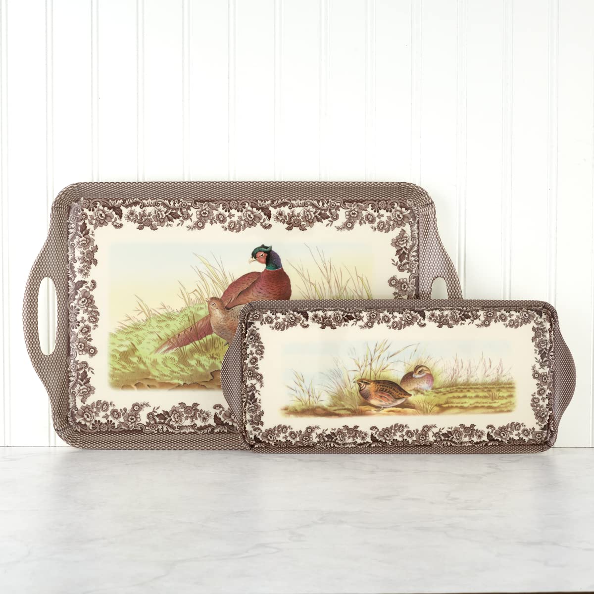 Spode Woodland Collection Sandwich Tray | Serving Platter | Crudit   And Appetizer Tray For Indoor And Outdoor Use | Made Of Mel