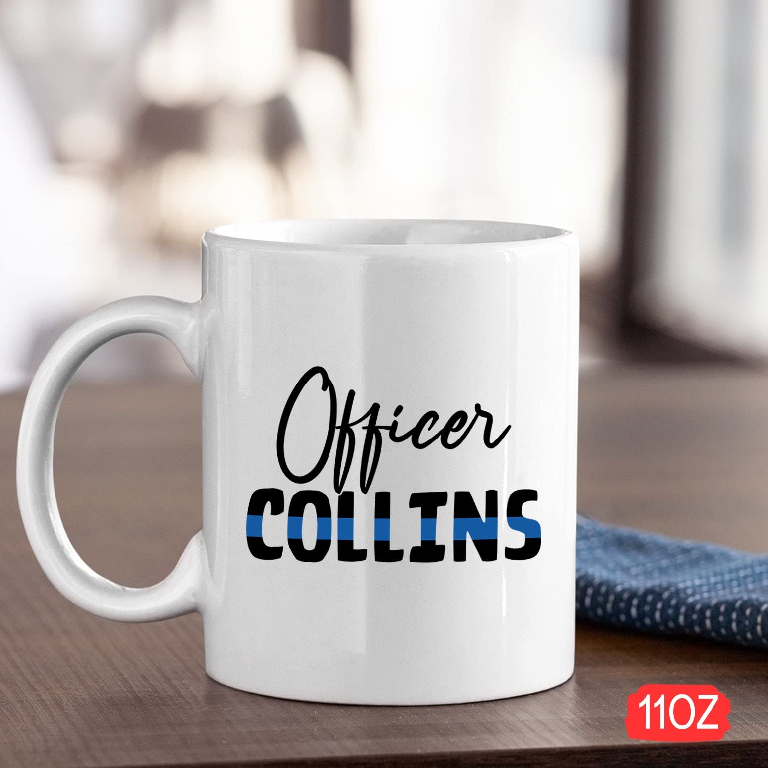 Police Officer Coffee Mug, Personalized Police Officer Mug, Appreciation Gift For Men & Women, Policeman Mug, Police Coffee Cup,
