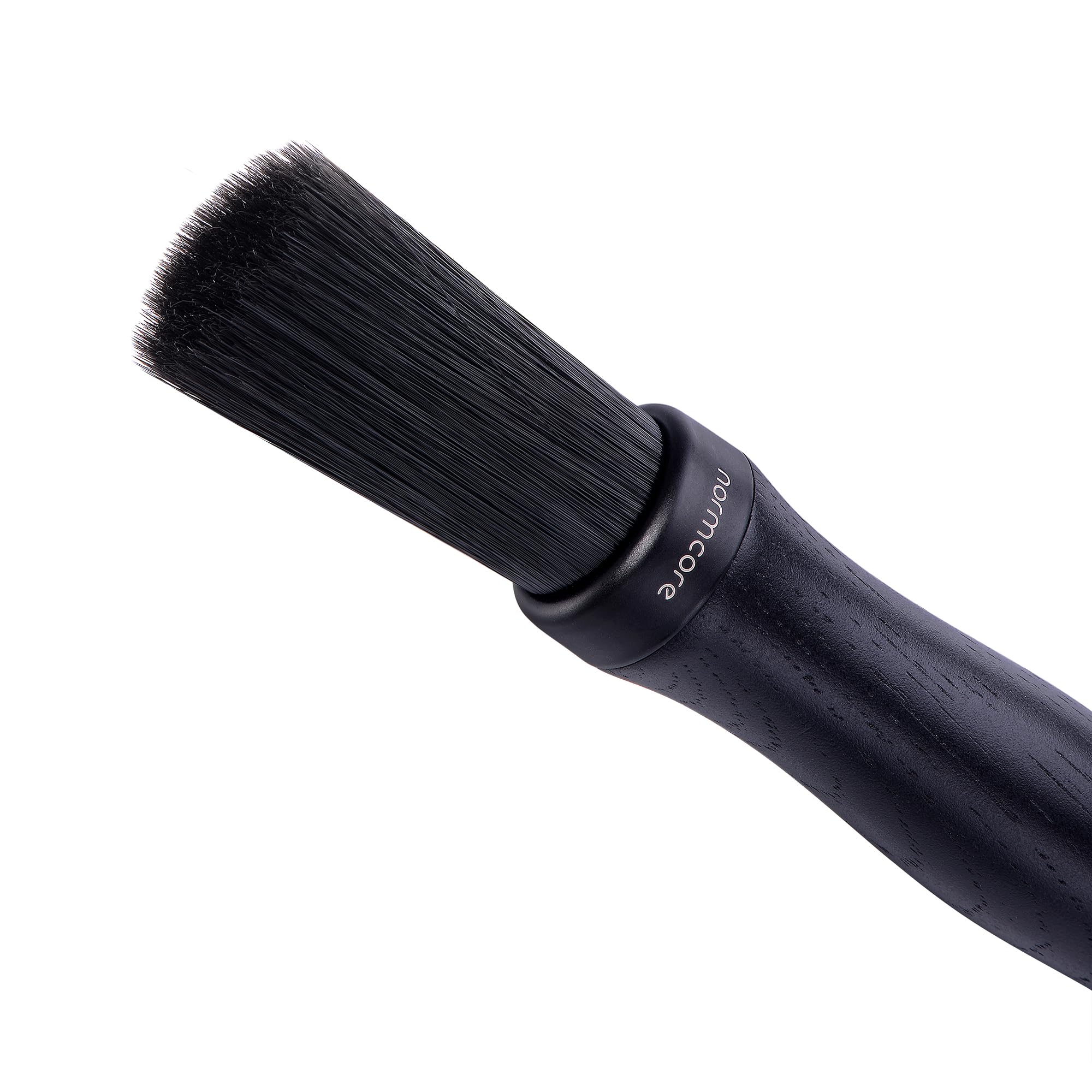 Normcore Barista Brush - Coffee Grounds Cleaning Brush - Natural Black Stained Oak Wood Handle Coffee Brush - Espresso Machine C