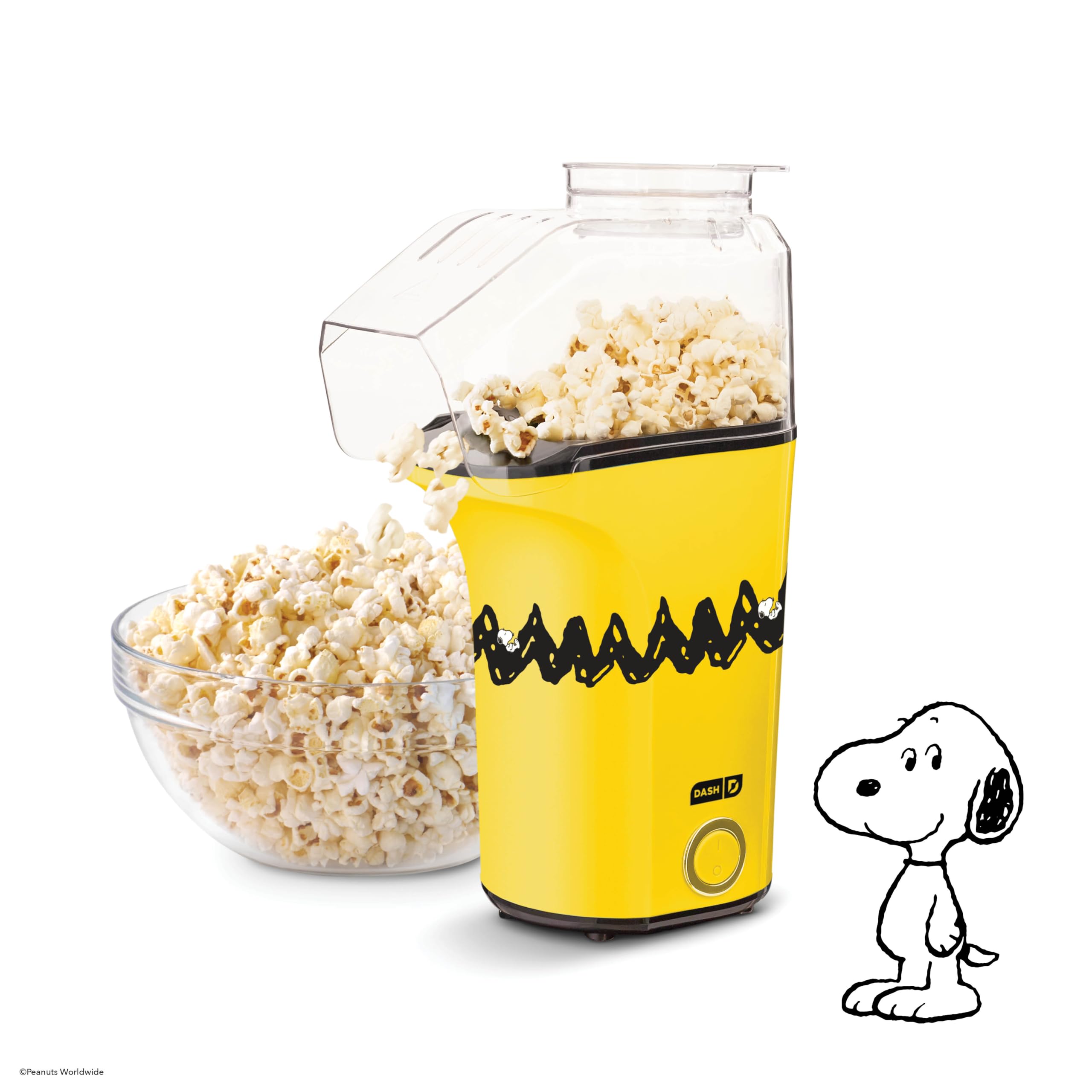 Peanuts x Dash Fresh Pop Popcorn Maker