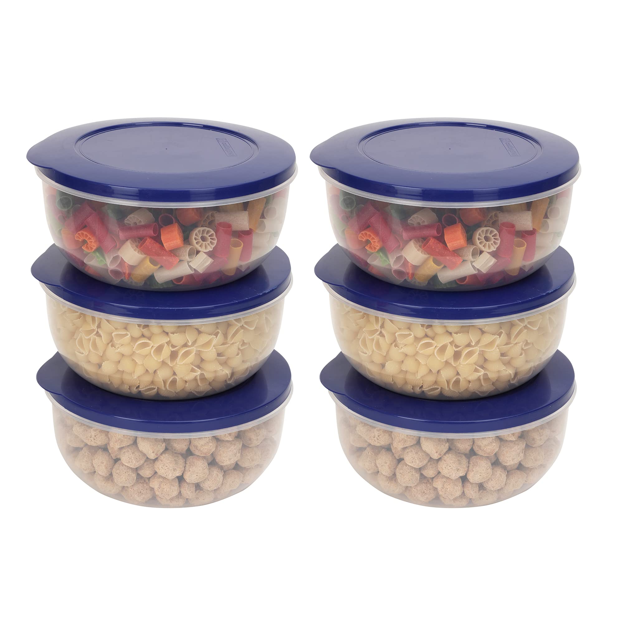 Cutting Edge 2700Ml Eco Storage Container & Organizer Set Of 6 (Dark Blue)