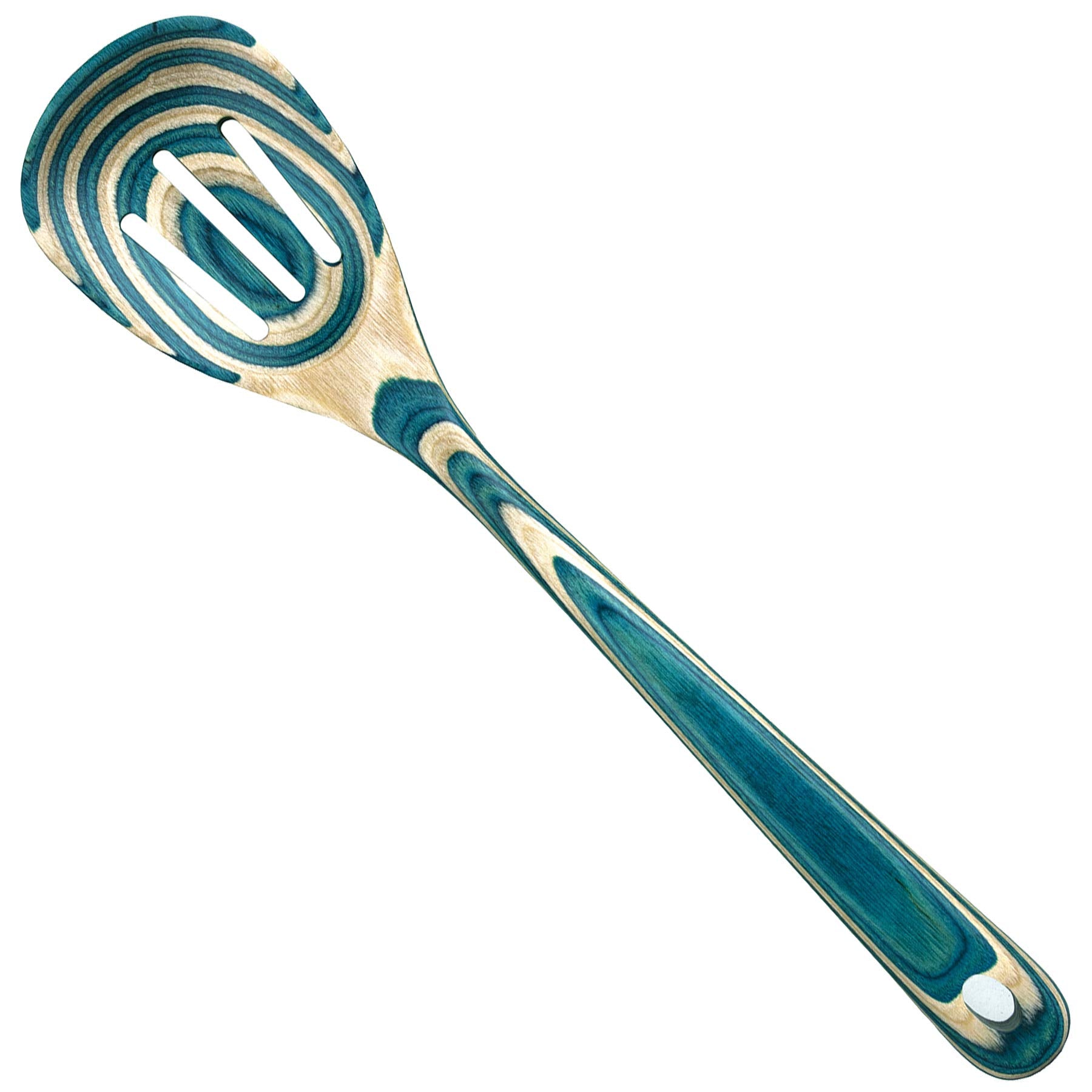 Baltique Mykonos Collection 12-1/2'' Wooden Cooking Spoon, Safe For Nonstick