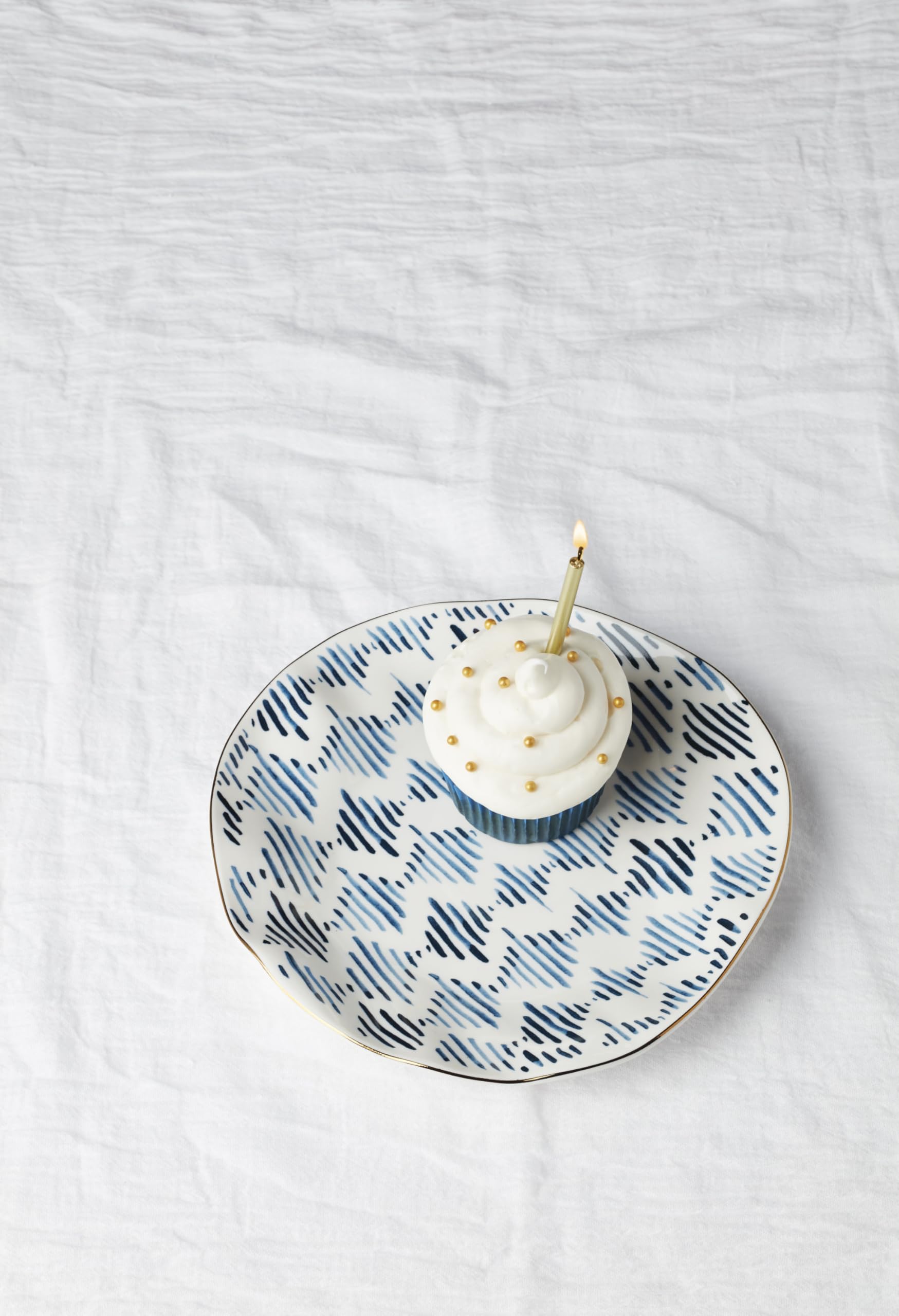 Lenox Blue Bay 4-Piece Dessert Plate Set, 4.05 Lb