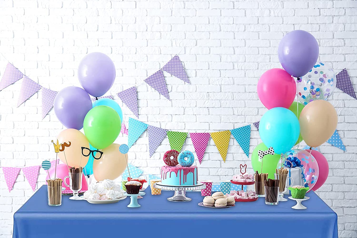 Decorrack 6 Rectangular Tablecloths Bpa-Free Plastic, 54 X 108 Inch, Dining Table Cloth, Rectangle Table Cover For Parties, Picn