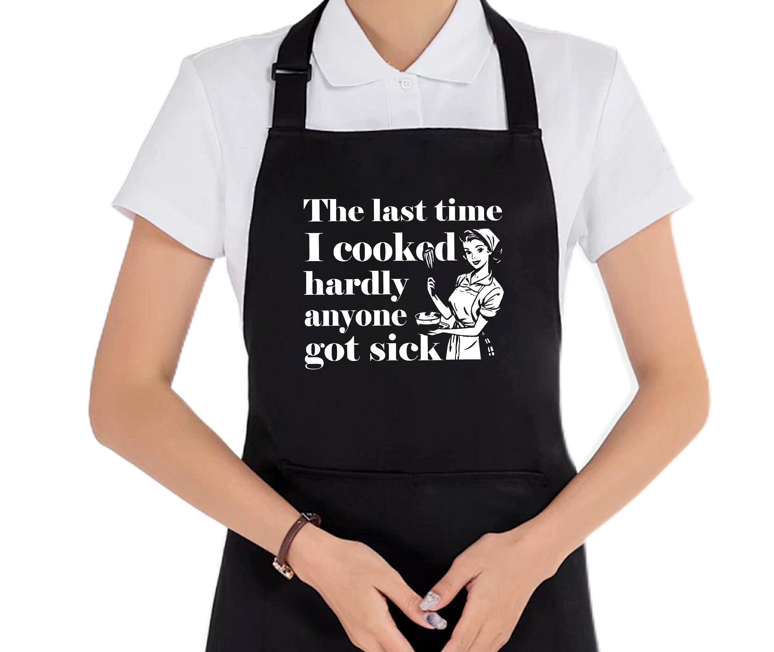 Uinwk Funny Aprons For Women With 2 Pockets  Waterproof Adjustable Bib Apron For Cooking Kitchen Grilling Bbq Dishwashing, The