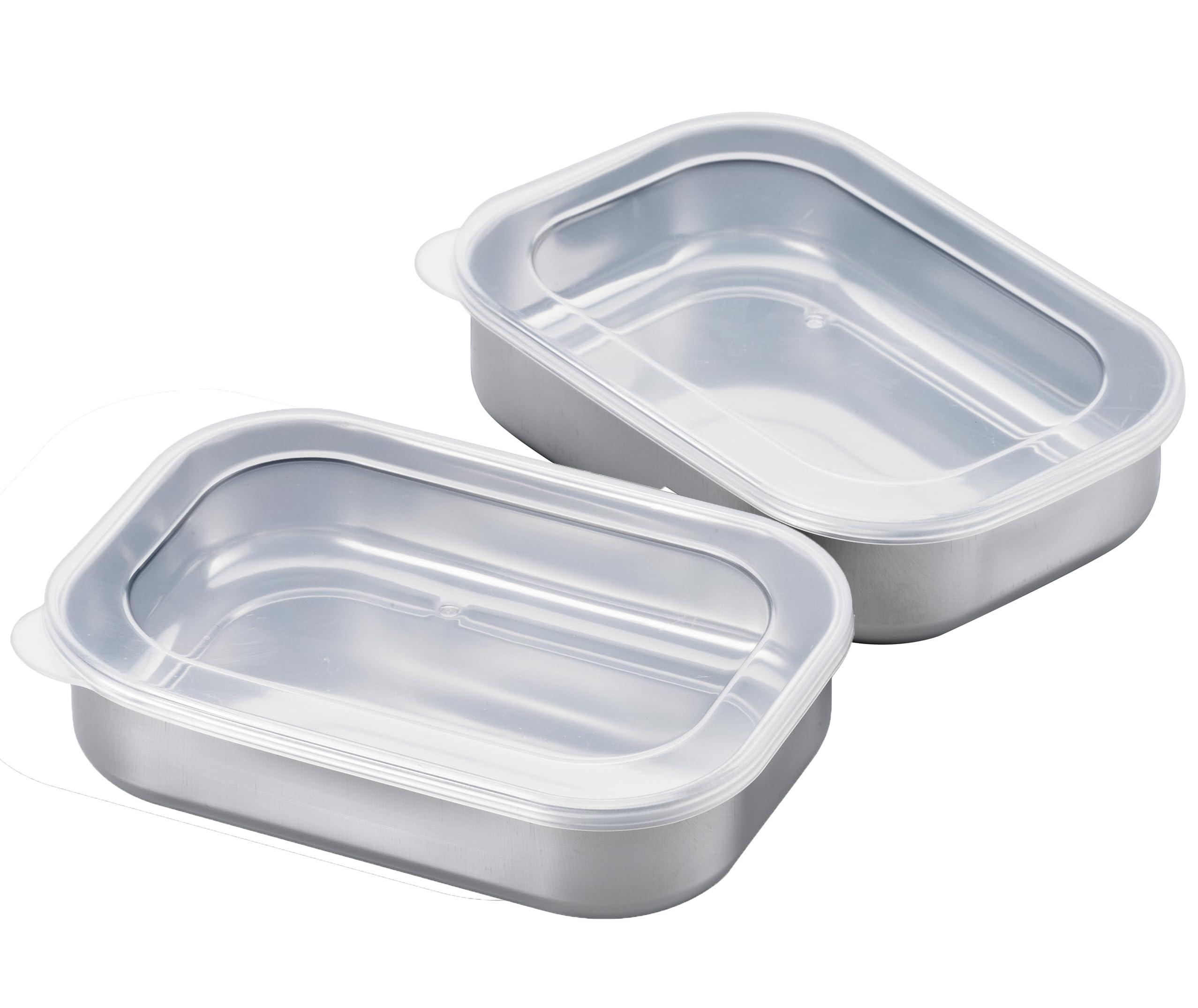 Remark Storage Container, Food Use, Made in Japan, Stainless Steel, With Lid, Refrigerated Bento Box, Side Dishes, Divided 16.9 