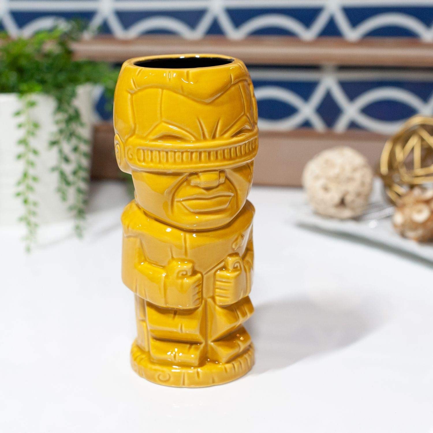 Geeki Tikis Star Trek Geordi Mug | Official Star Trek: The Next Generation Collectible Tiki Style Ceramic Cup | Holds 16 Ounces