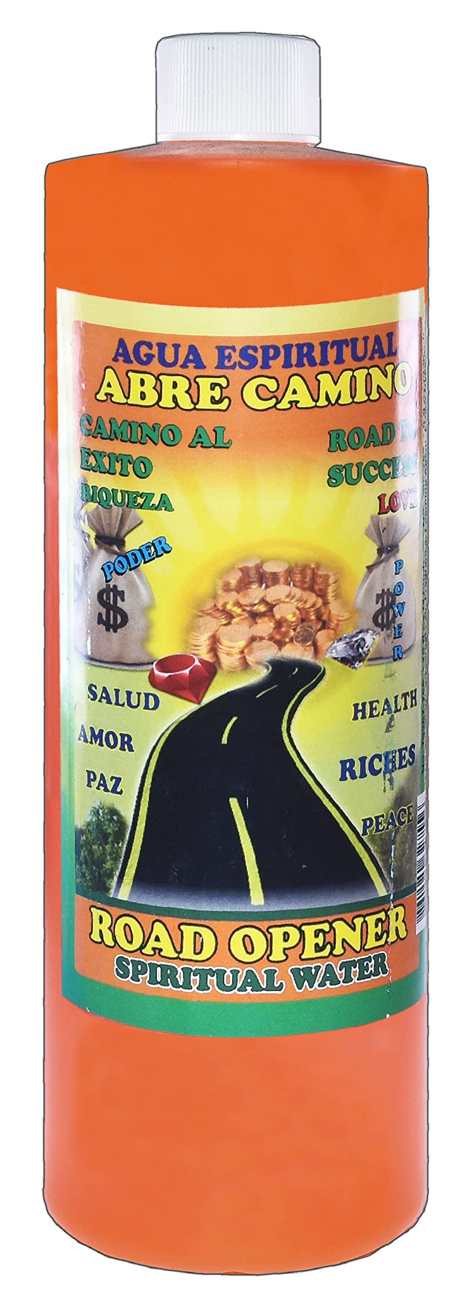 MISTIC 1 BOTTLE ROAD OPENER SPIRITUAL WATER- ABRE CAMINO AGUA ESPIRITUAL 16OZ-WICCA-MAGICK-PAGAN