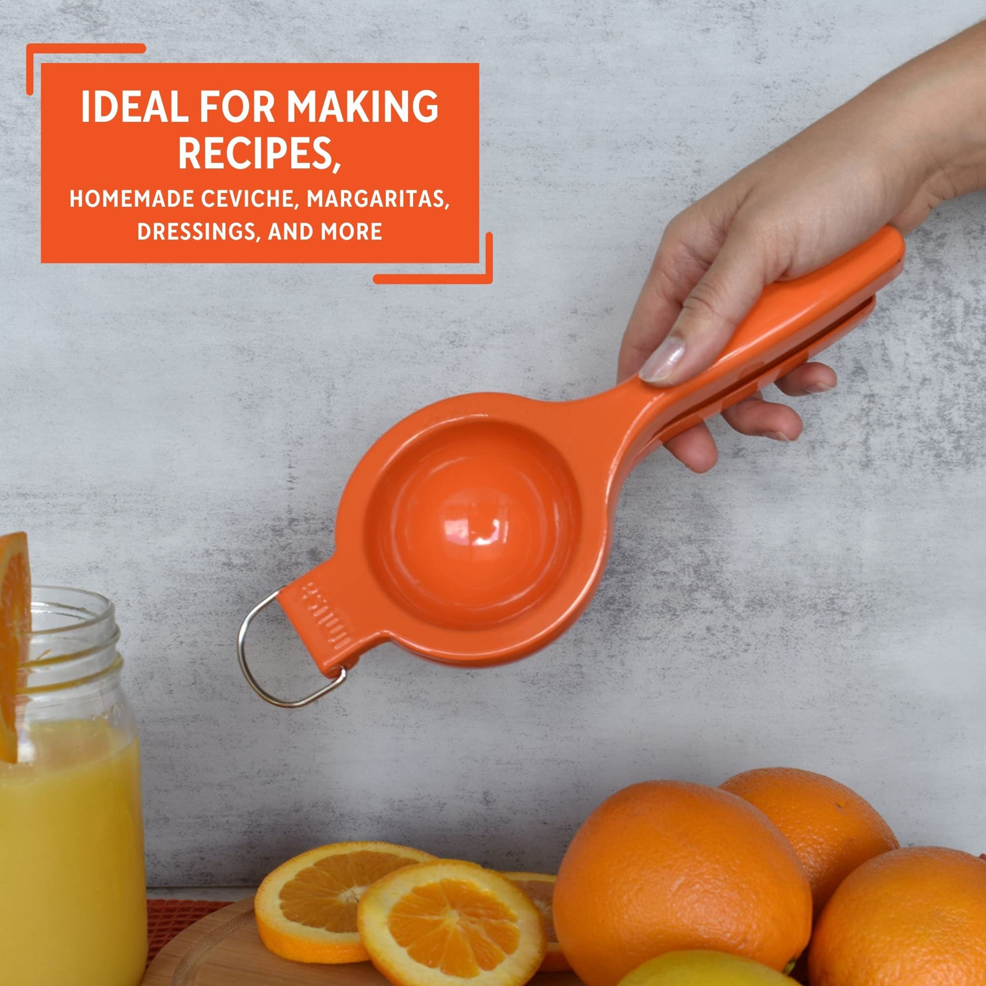 Imusa Orange And Citrus Squeezer, Orange
