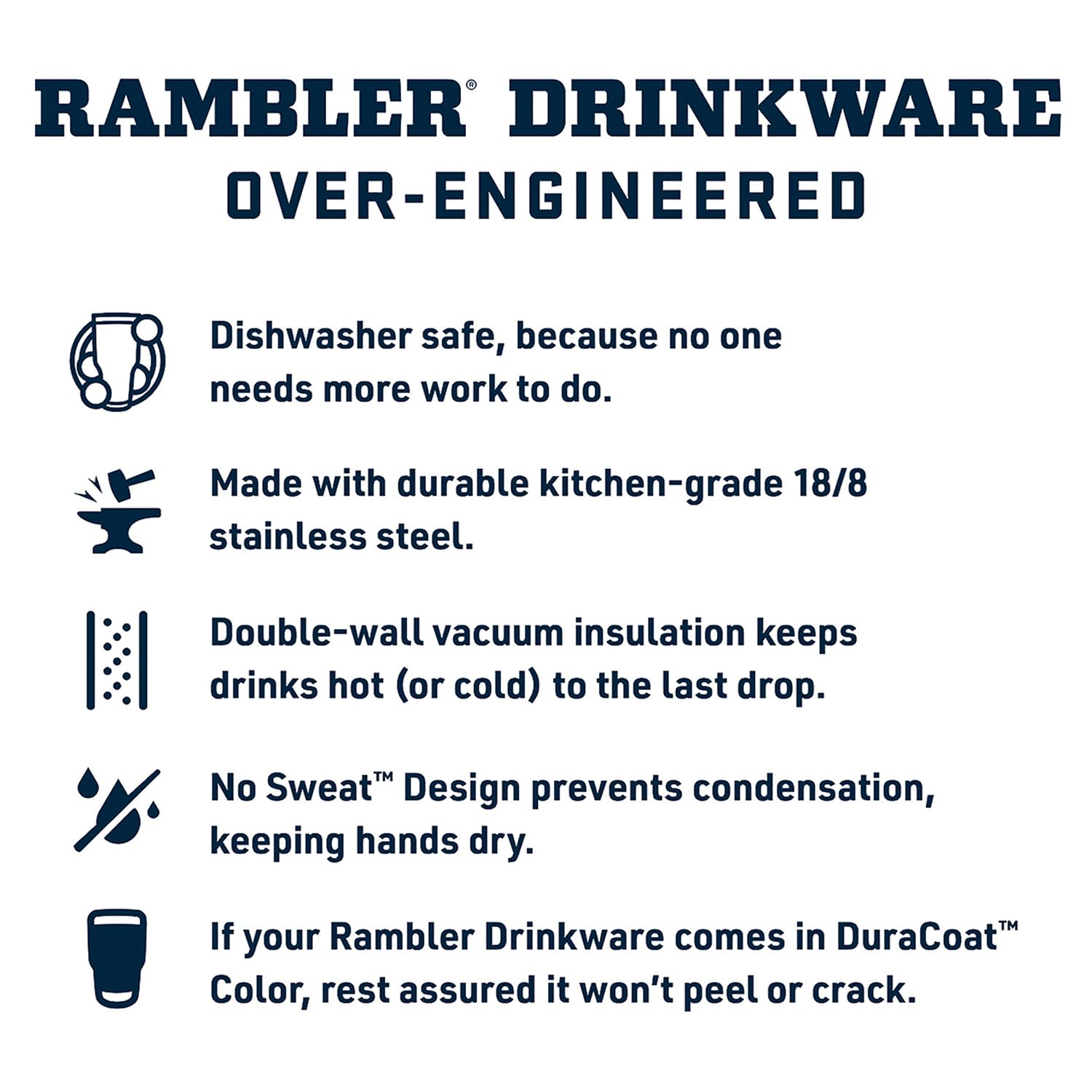 Yeti Rambler 16 Oz Stackable Tumbler, Vacuum Insulated, Stainless Steel With Magslider Lid, Black