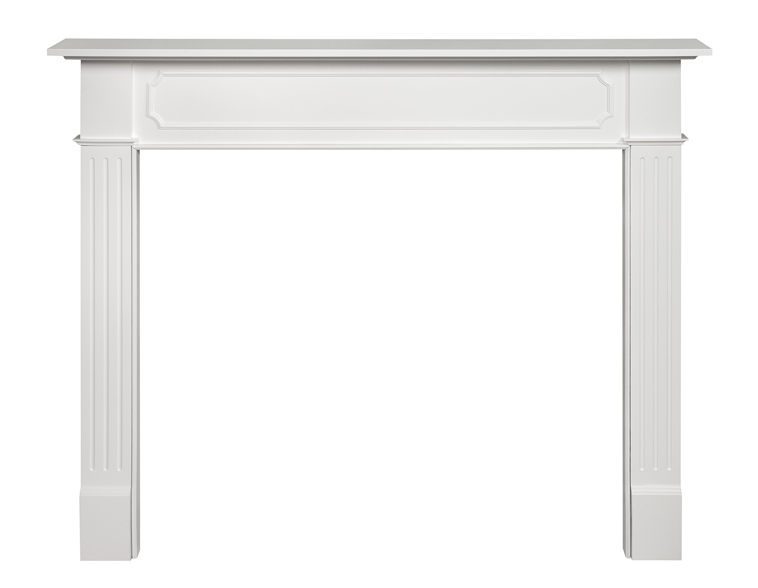 Pearl Mantels 520-48 Berkley Paint Grade Fireplace Mantel, 48-Inch, White, 48 Inch