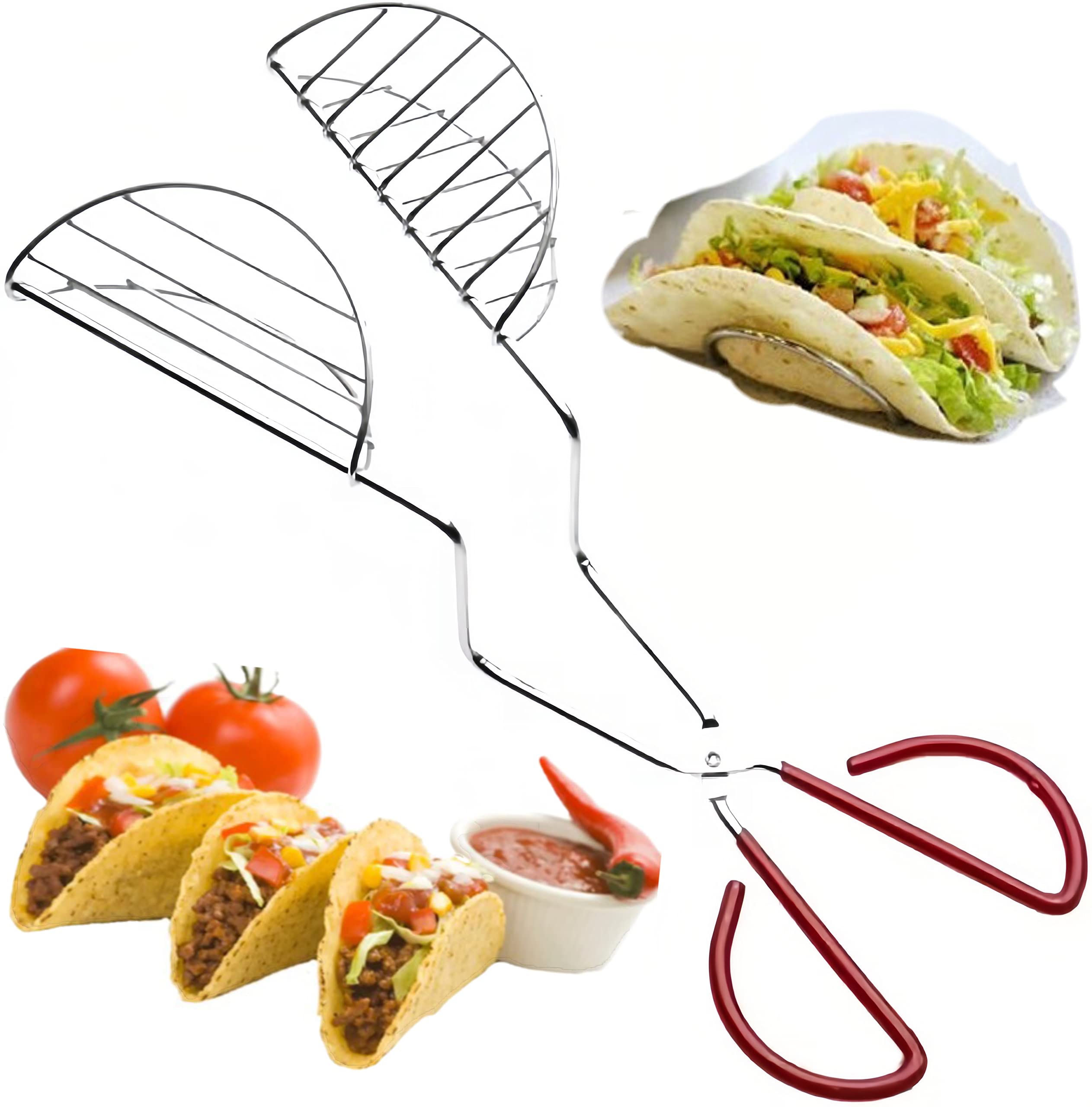Taco Maker Press Fried Taco Shells Mold Crisp Deep Fryer Kitchen Tools Gadgets