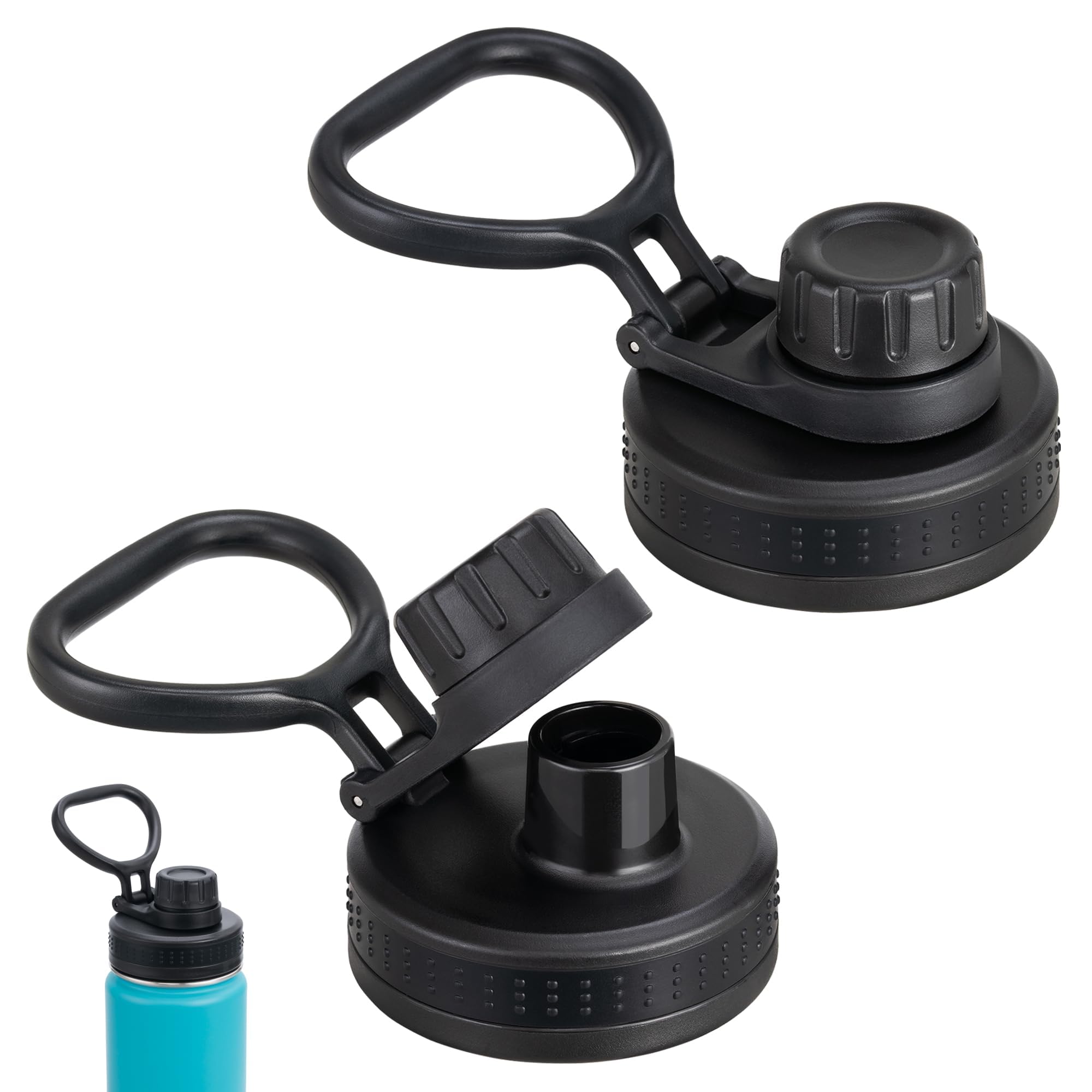 Spout Lid for ThermoFlask Wide Mouth 14 16 18 24 32 40 oz Water Bottle