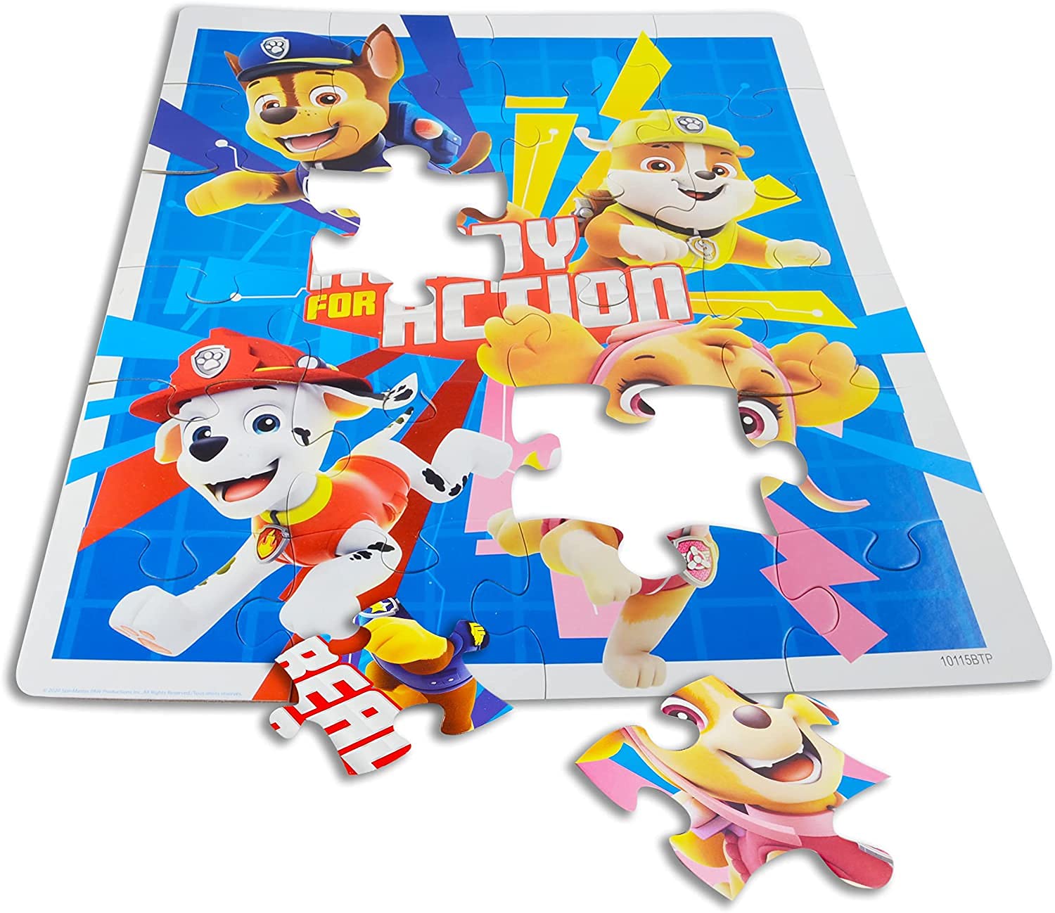 Paw Patrol 24-pc Puzzle Tin Lunch Box (7.75 x 6.25 x 3.25)