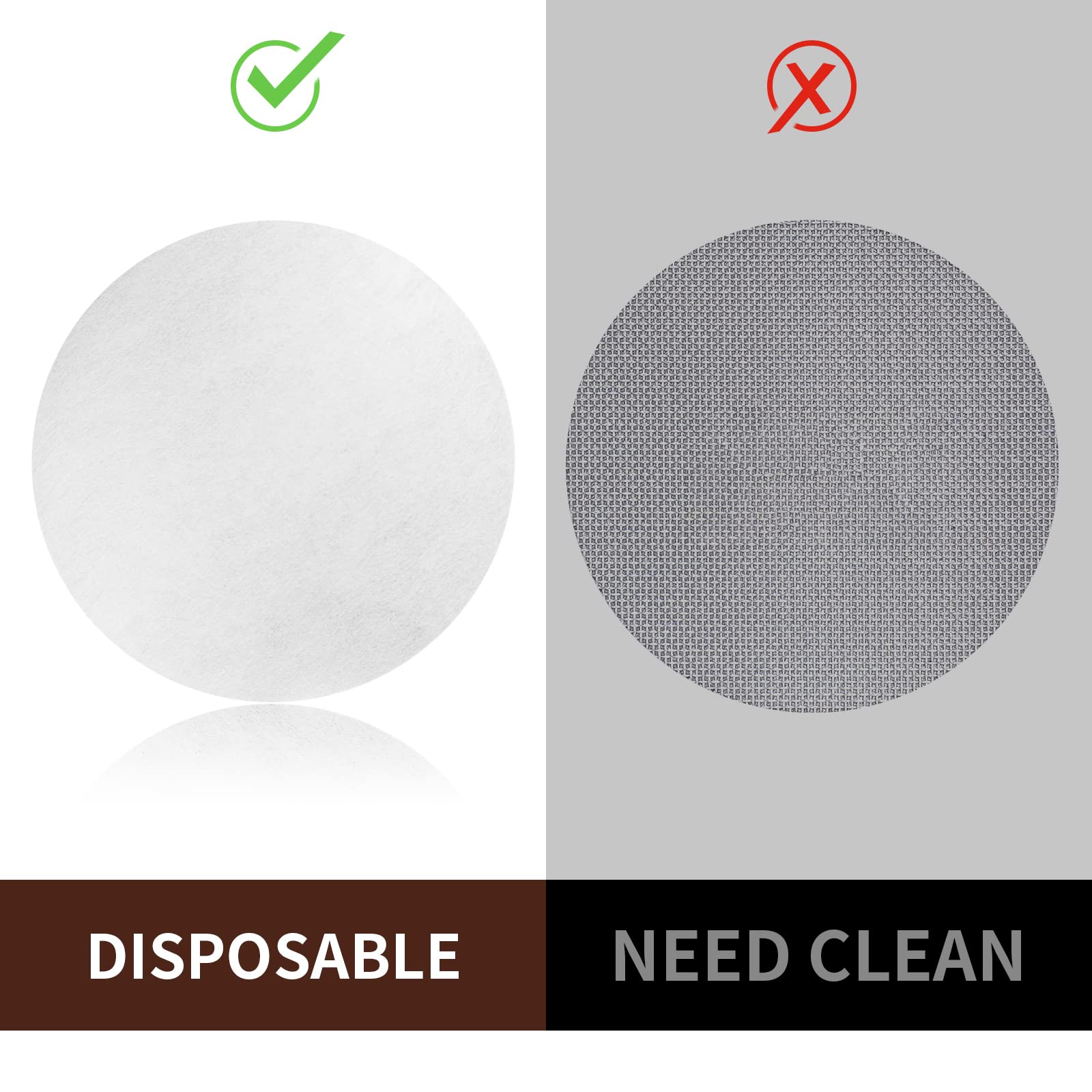 500 Pcs Coffee Paper Filter For Espresso Coffee Maker, 58 Mm Unbleached Espresso Filter Puck Screen Portafilter Paper Compatible