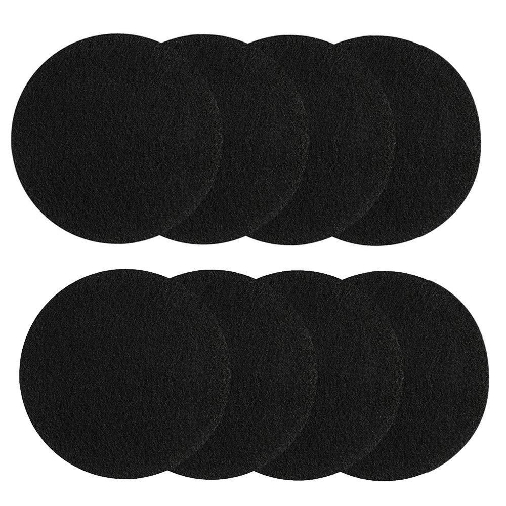 Kuuqa 8 Pieces Compost Bin Filters For Kitchen Compost Pail Replacement Charcoal Filters, 7.25 Inches Round