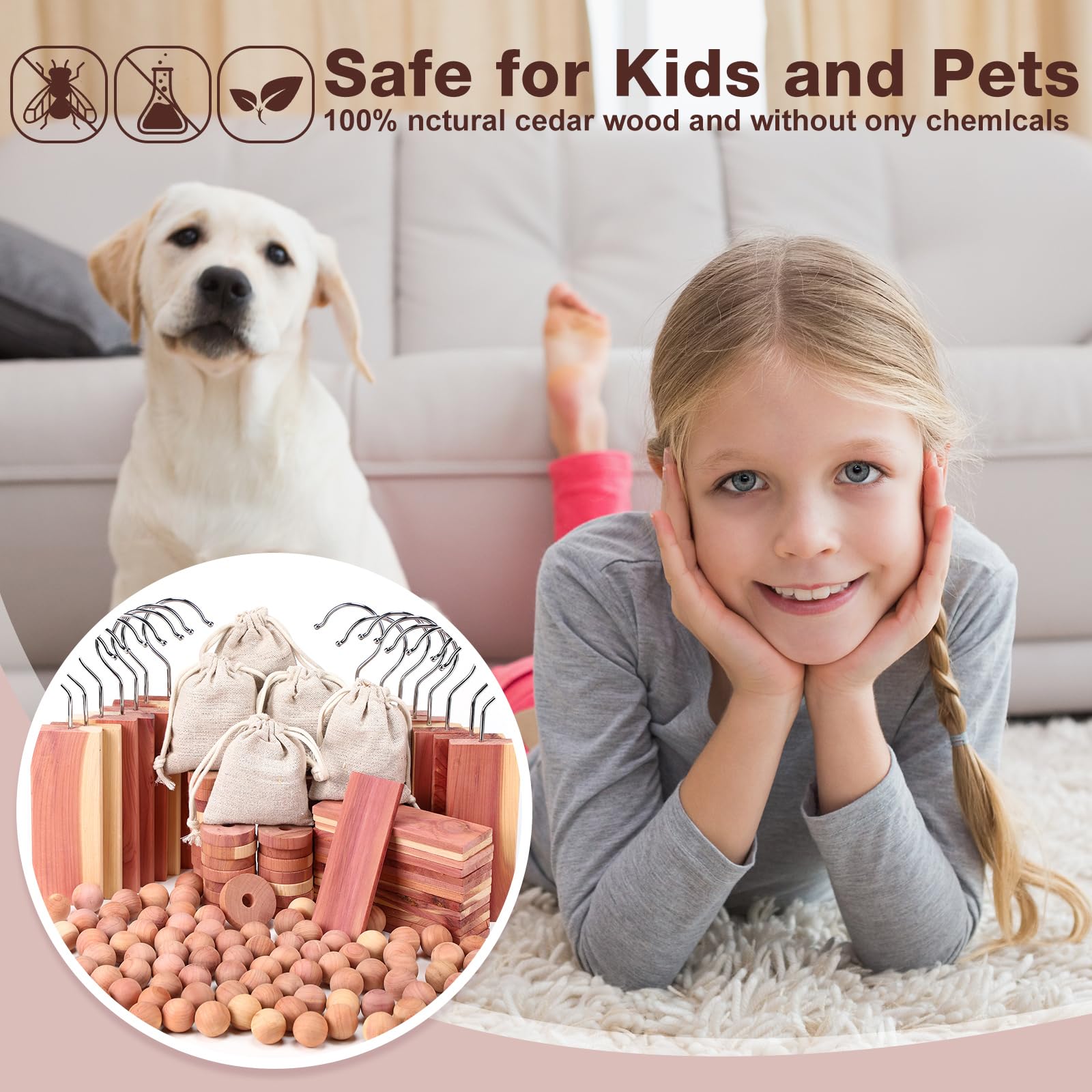 Geetery 150 Pcs Cedar Blocks For Clothes Storage Ceder Balls And Chips Cedar Hang Ups Cedar Rings Cedar Sachets Wood Balls For D