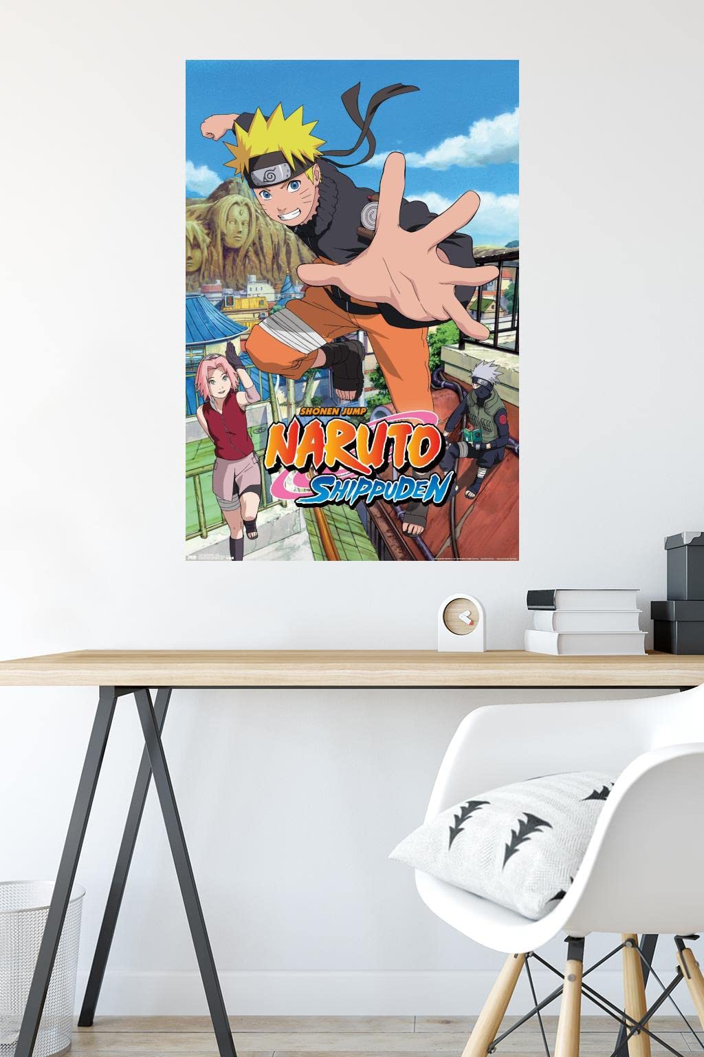 Trends International Naruto Shippuden - Jump Wall Poster, 22.375'' X 34'', Unframed Version